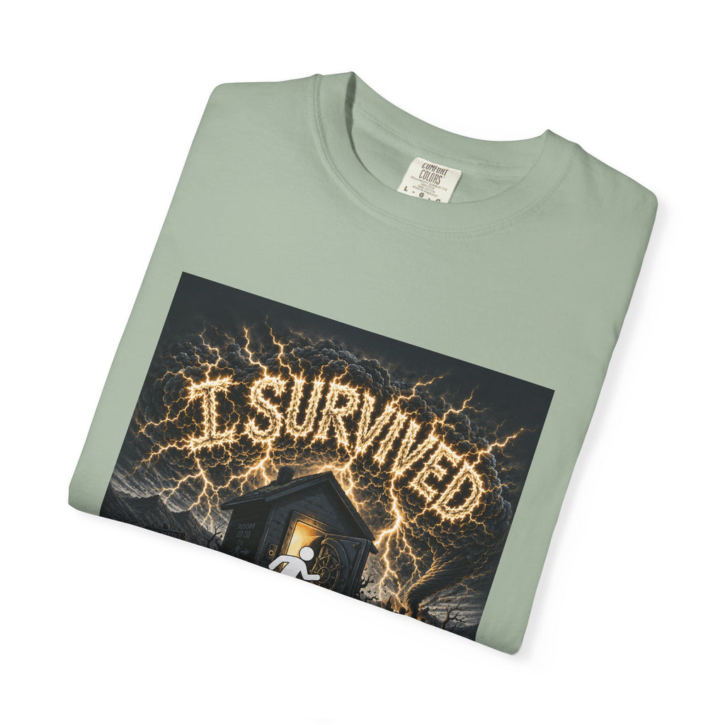 I Survived 2020 — Original Design Teaser Tee | Season 1 Premiere Drop Unisex Garment-Dyed T-shirt