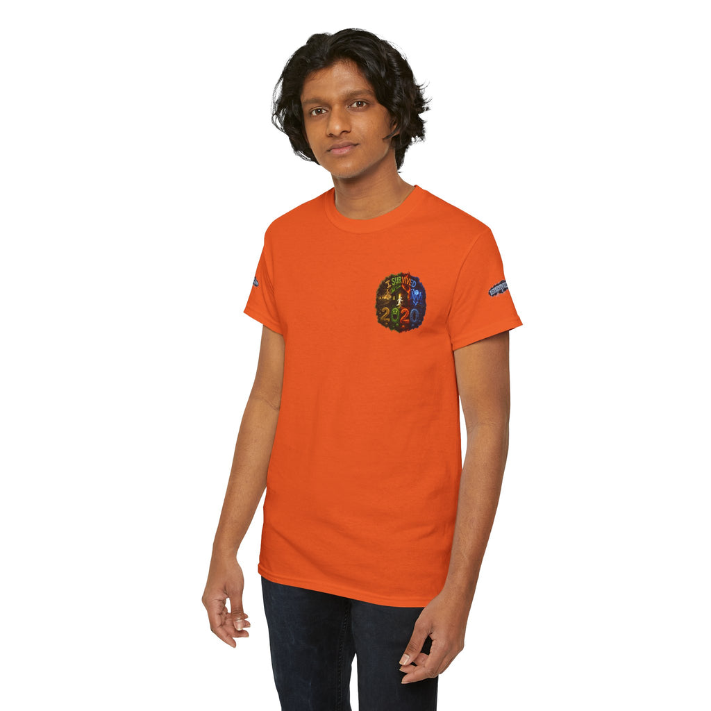 I Survived 2020 — "No Signal" Test Pattern Tee Alien Broadcast Finale Special Edition Summer Premiere Unisex Heavy Cotton Tee