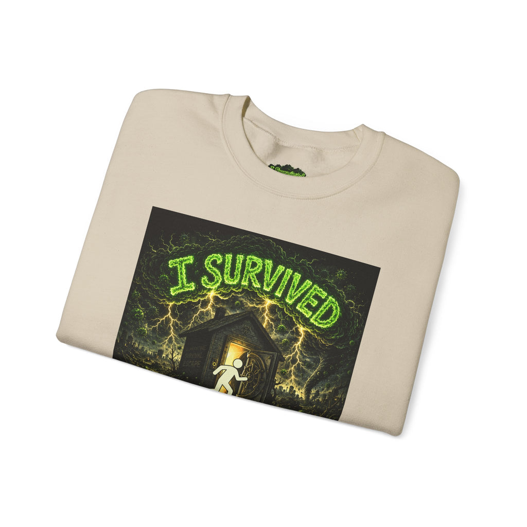 I Survived 2020 — S1:E1 "COVID-19: The Coronavirus" | Pandemic Edition Unisex Heavy Blend™ Crewneck Sweatshirt