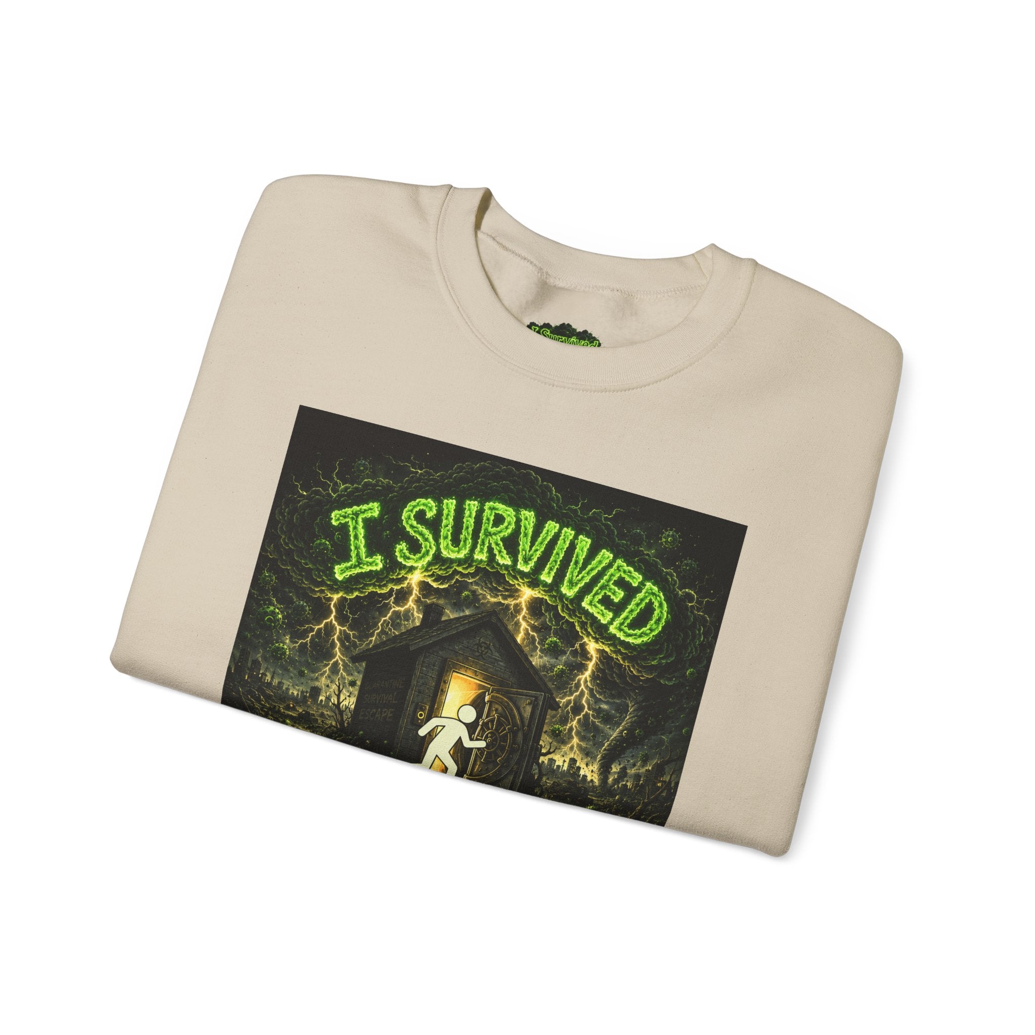 I Survived 2020 — S1:E1 "COVID-19: The Coronavirus" | Pandemic Edition Unisex Heavy Blend™ Crewneck Sweatshirt