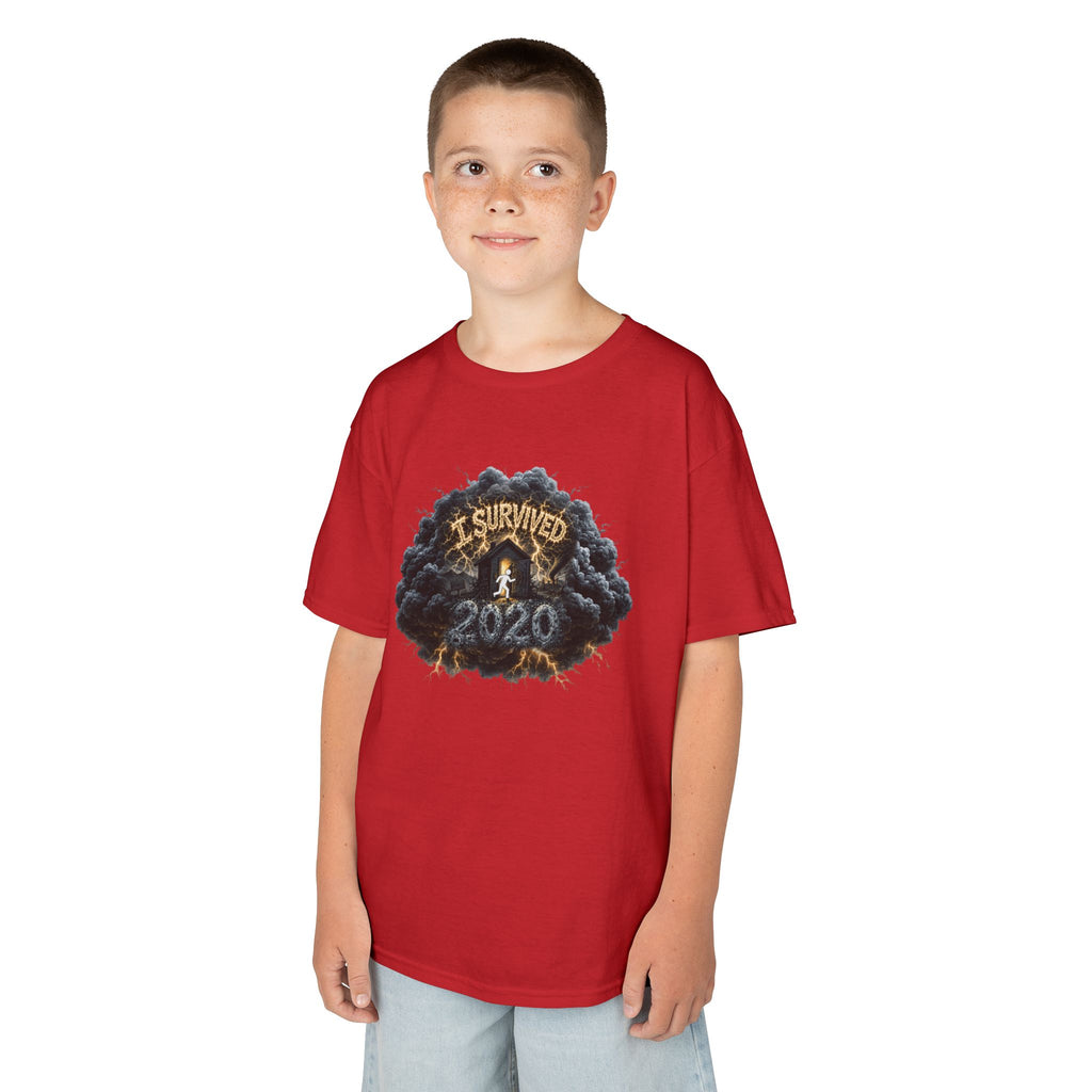 I Survived 2020 — Director's Cut Original Design Teaser Tee | Season 1 Premiere Drop Kids Heavy Cotton™ Tee