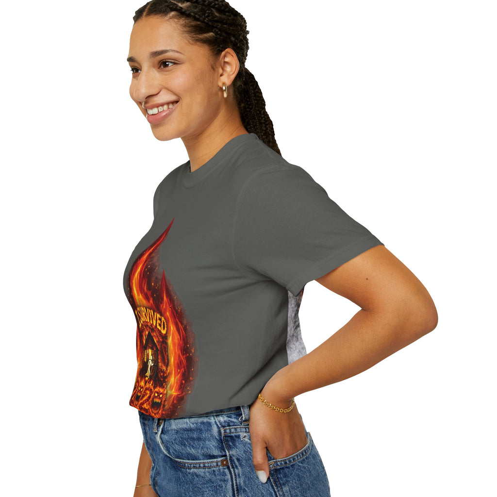I Survived 2020 — Director's Cut S2:E4 "Western U.S. Wildfire Season" | Mid-Season Finale Pt. 1 | Wildfire Edition Memorial Unisex Garment-Dyed T-shirt