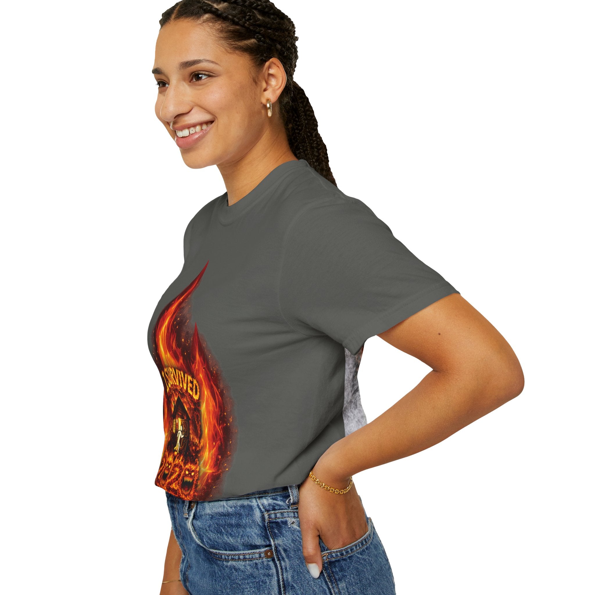 I Survived 2020 — Director's Cut S2:E4 "Western U.S. Wildfire Season" | Mid-Season Finale Pt. 1 | Wildfire Edition Memorial Unisex Garment-Dyed T-shirt