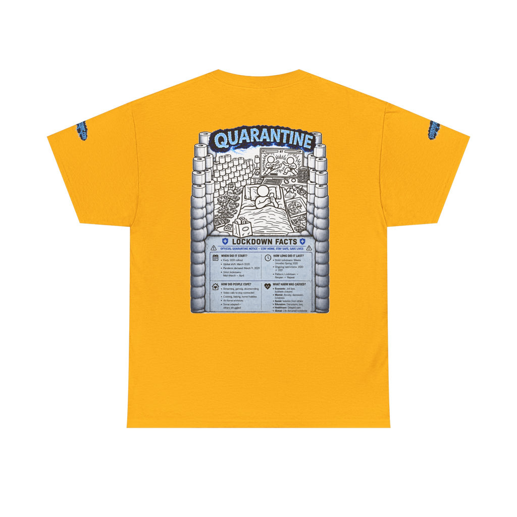 I Survived 2020 — LOCKDOWN S3:E1: Director's Cut Special Edition "Quarantine" Unisex Heavy Cotton Tee