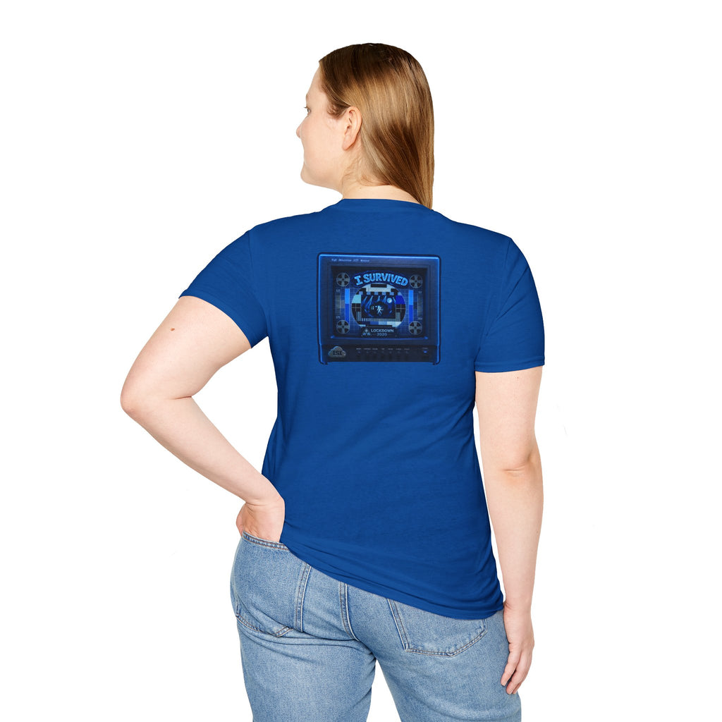 I Survived 2020 — "Please Stand By" Test Pattern Tee Lockdown Edition Summer Exclusive Unisex Softstyle T-Shirt