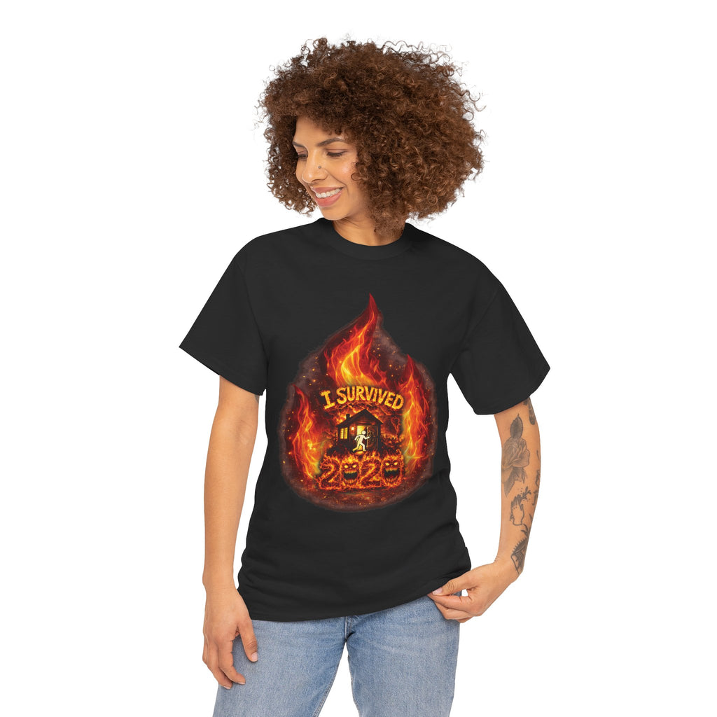 I Survived 2020 — Director's Cut S2:E1 "Berry Creek" | Wildfire Edition Memorial Unisex Heavy Cotton Tee