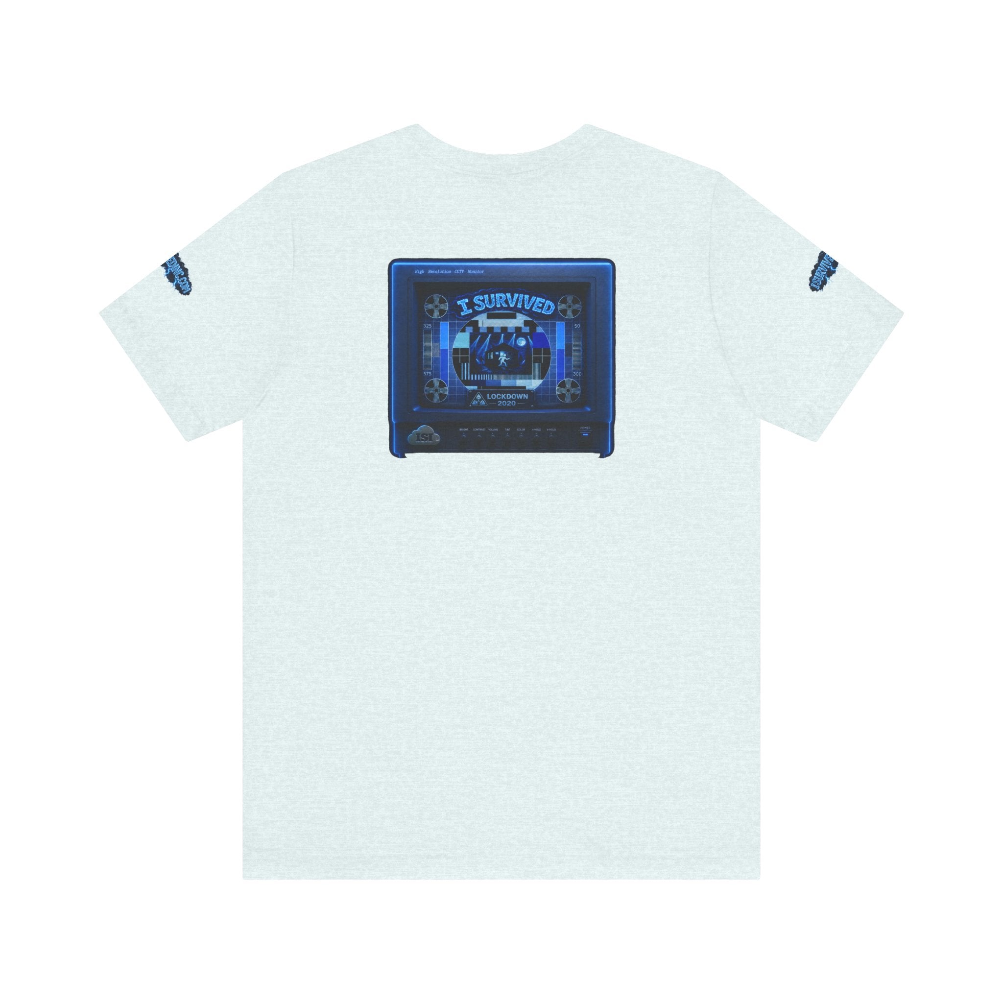 I Survived 2020 — "Please Stand By" Test Pattern Tee Lockdown Special Edition Summer Exclusive Unisex Jersey Short Sleeve Tee