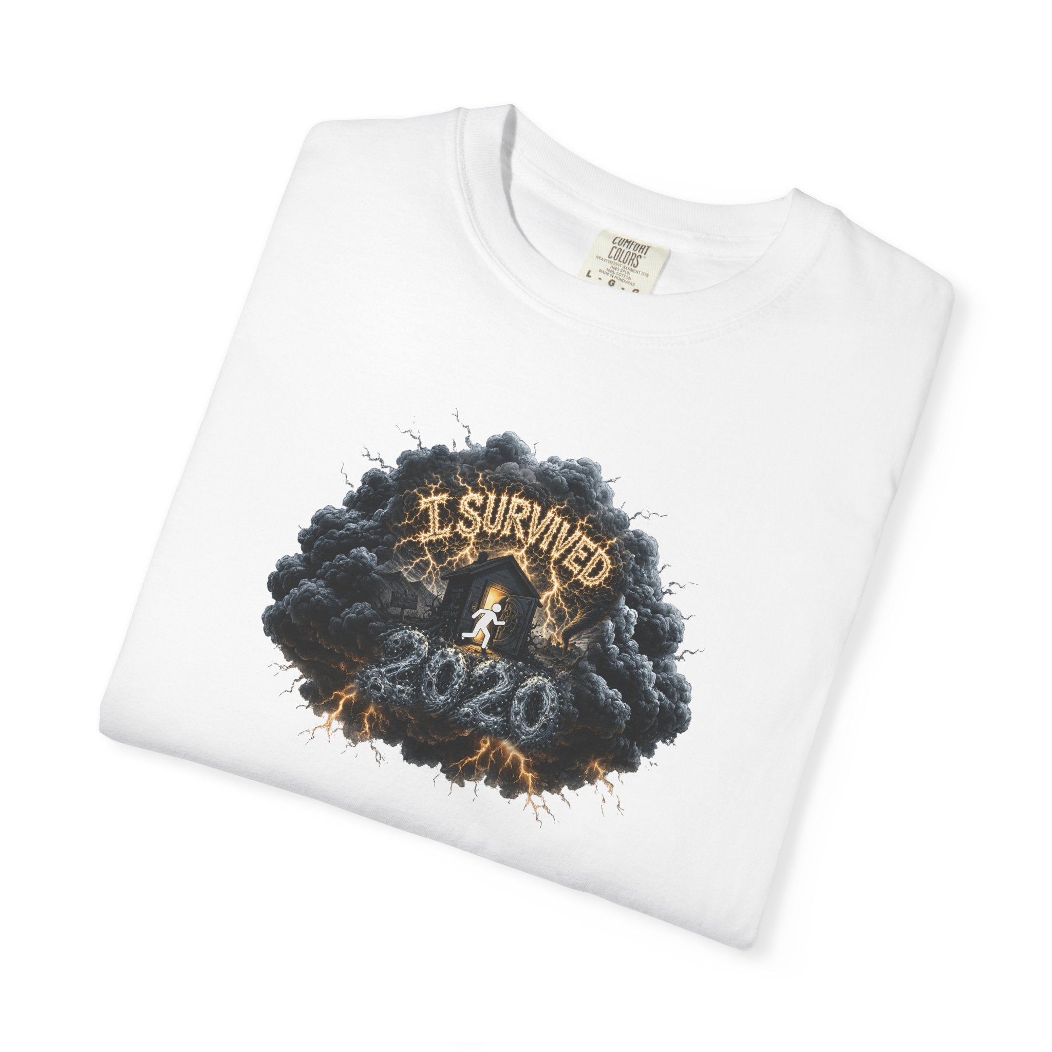 I Survived 2020 — Original PILOT Design: Director's Cut Unisex Garment-Dyed T-shirt