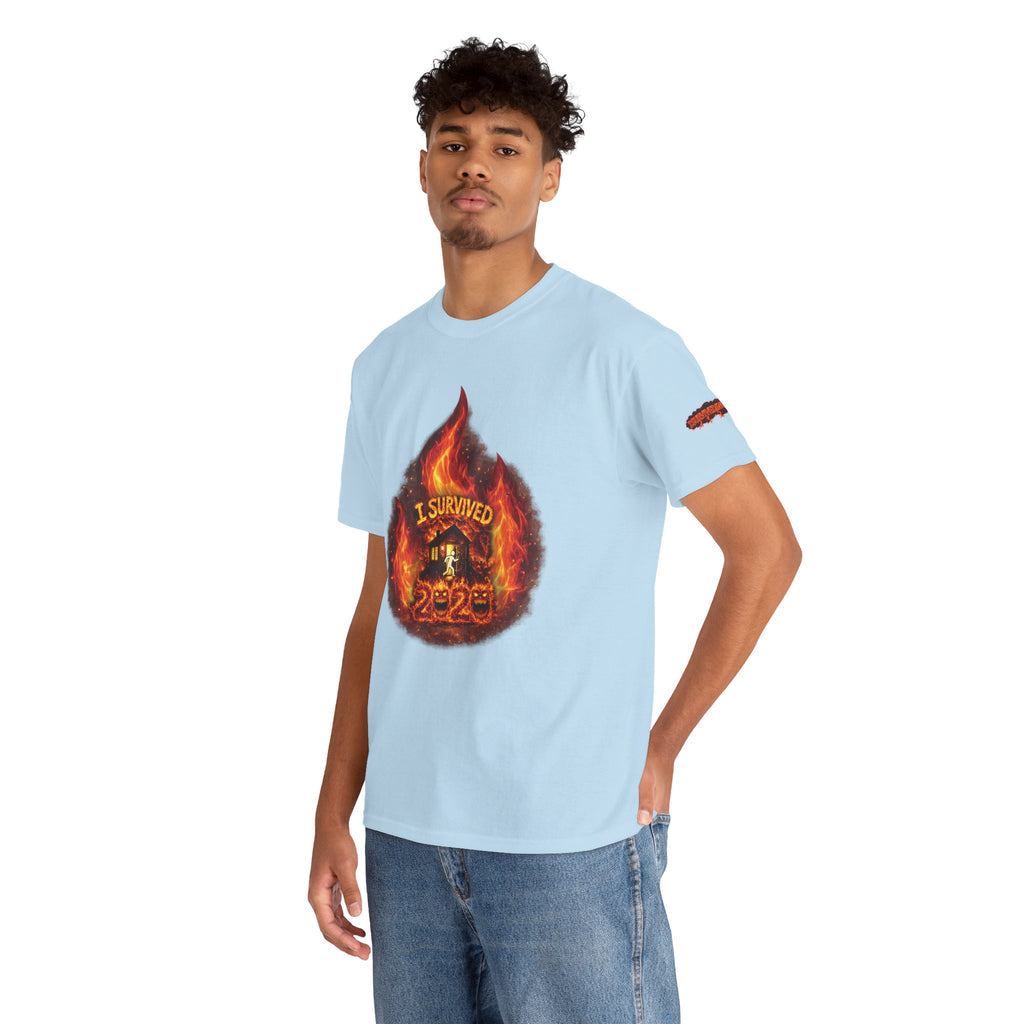 I Survived 2020 — Director's Cut S2:E3 "The California Wildfires" | Wildfire Edition Memorial Unisex Heavy Cotton Tee (SPECIAL EDITION)