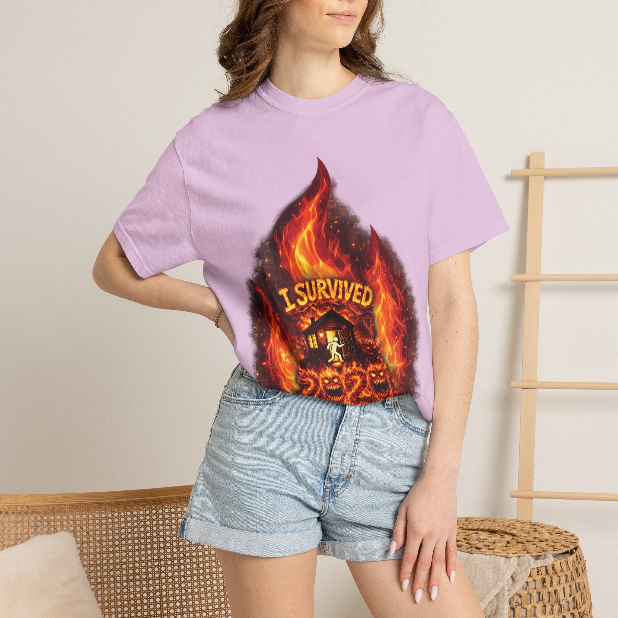 I Survived 2020 — Director's Cut S2:E4 "Western U.S. Wildfire Season" | Mid-Season Finale Pt. 1 | Wildfire Edition Memorial Unisex Garment-Dyed T-shirt
