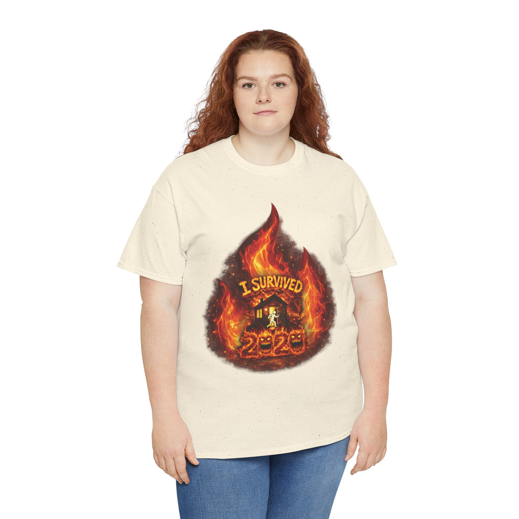 I Survived 2020 — Director's Cut S2:E1 "Berry Creek" | Wildfire Edition Memorial Unisex Heavy Cotton Tee