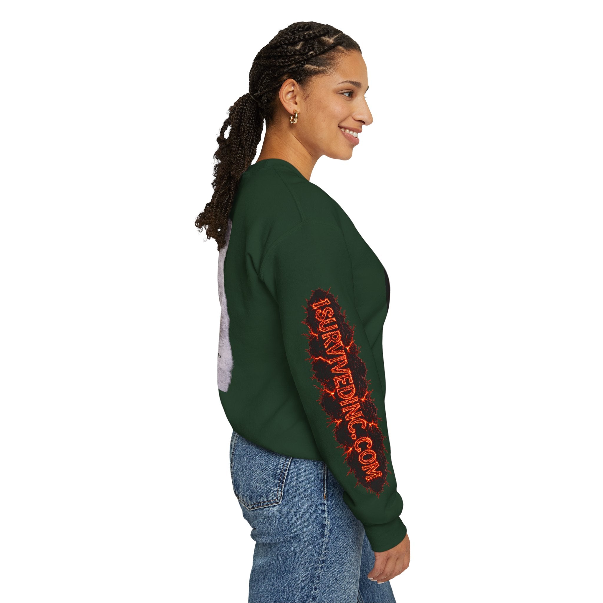I Survived 2020 — S2:E3 "The California Wildfires" | Wildfire Edition Memorial Unisex Heavy Blend™ Crewneck Sweatshirt