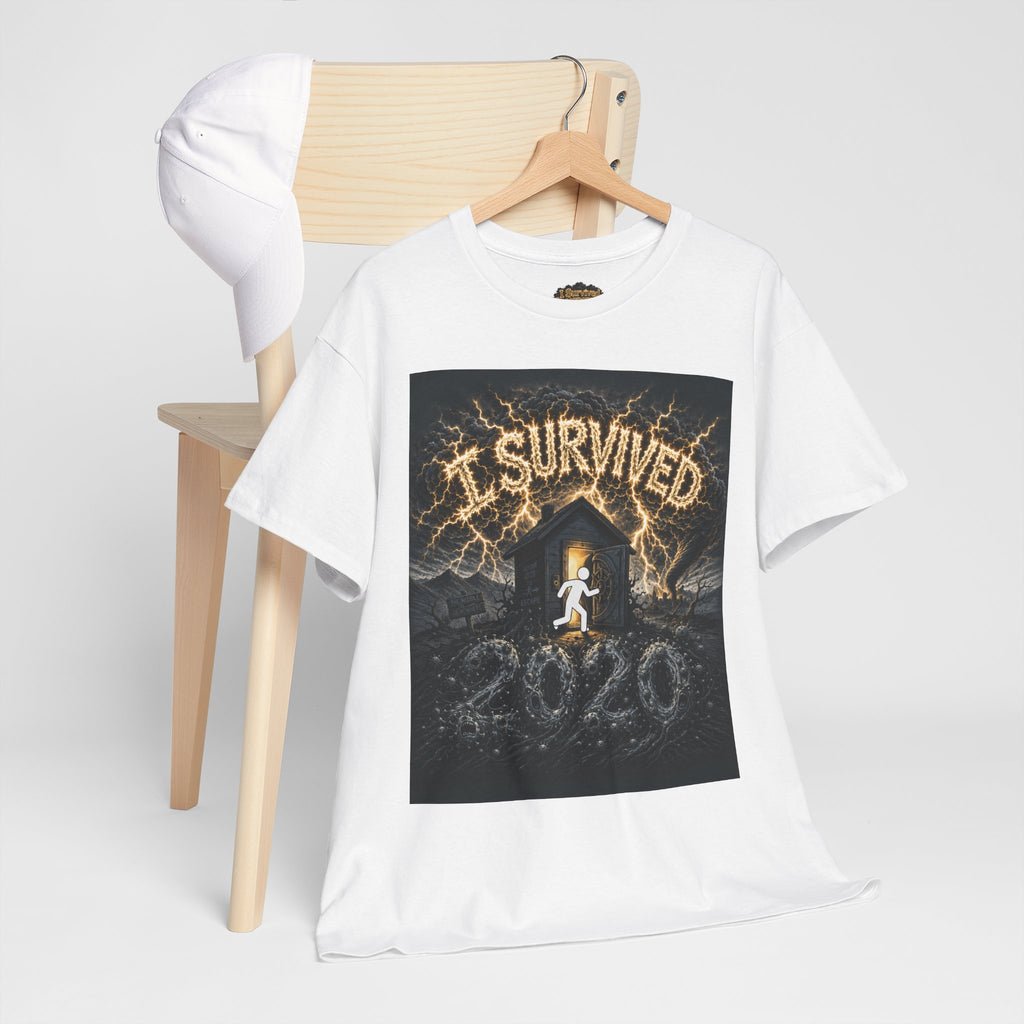 I Survived 2020 — Original Design Teaser Tee | Season 1 Premiere Drop Unisex Heavy Cotton Tee