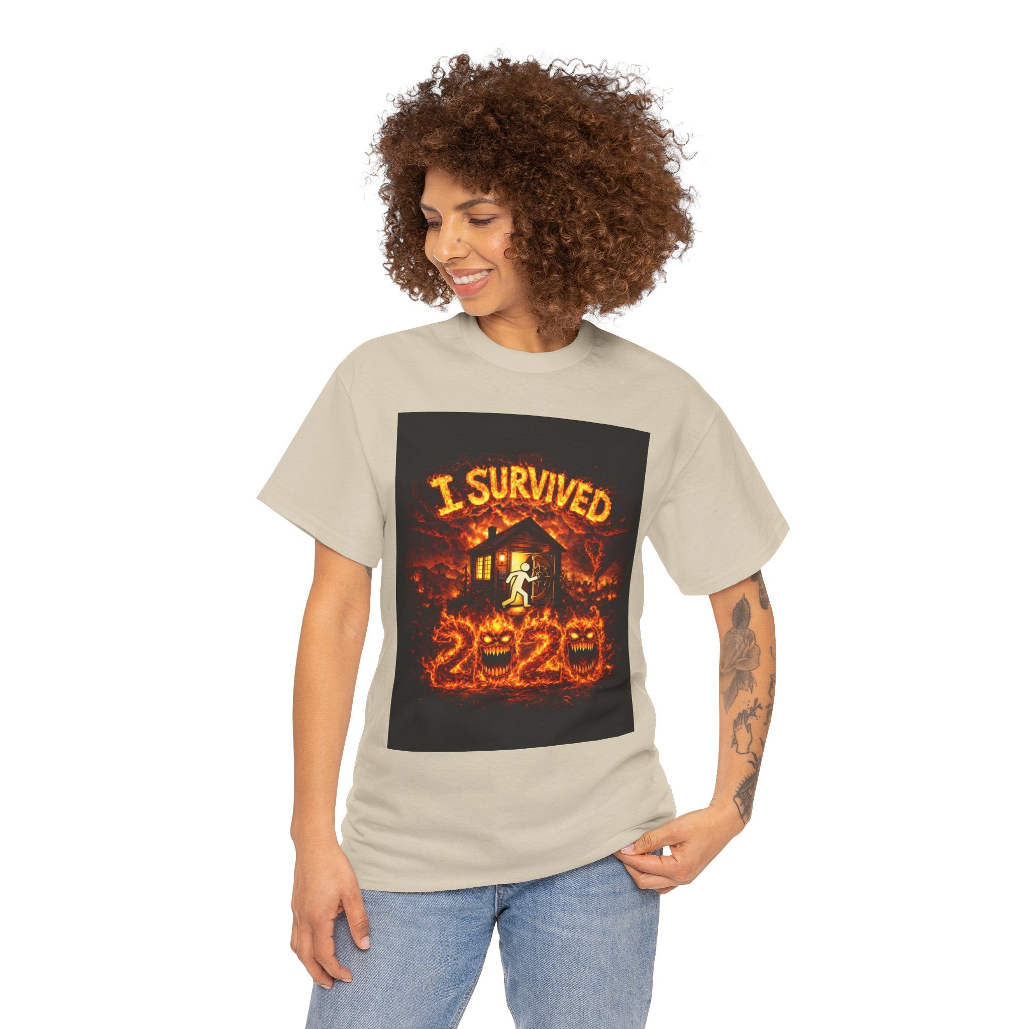 I Survived 2020 — S2:E1 "Berry Creek" | Wildfire Edition Memorial Unisex Heavy Cotton Tee