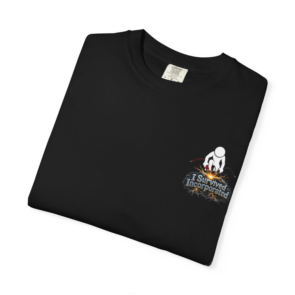 I Survived 2020 — "Please Stand By" Test Pattern Tee Summer Premier Unisex Garment-Dyed T-shirt