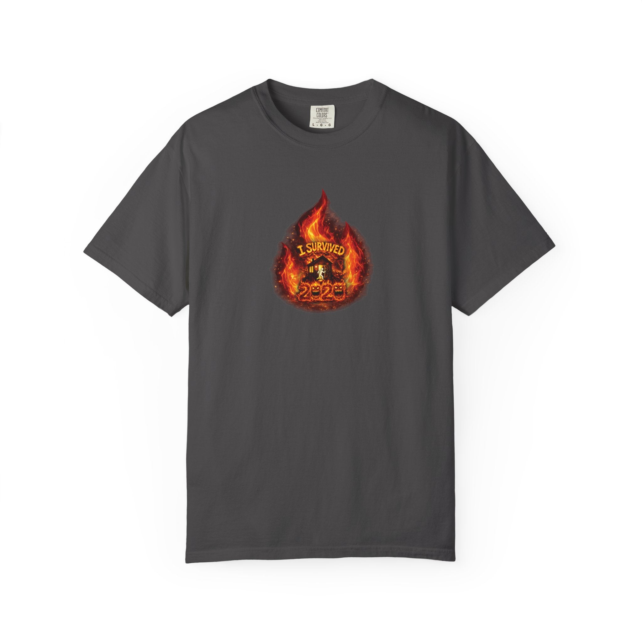 I Survived 2020 — WILDFIRES S2:E4: Director's Cut "Western U.S. Wildfire Season" Memorial Unisex Garment-Dyed T-shirt
