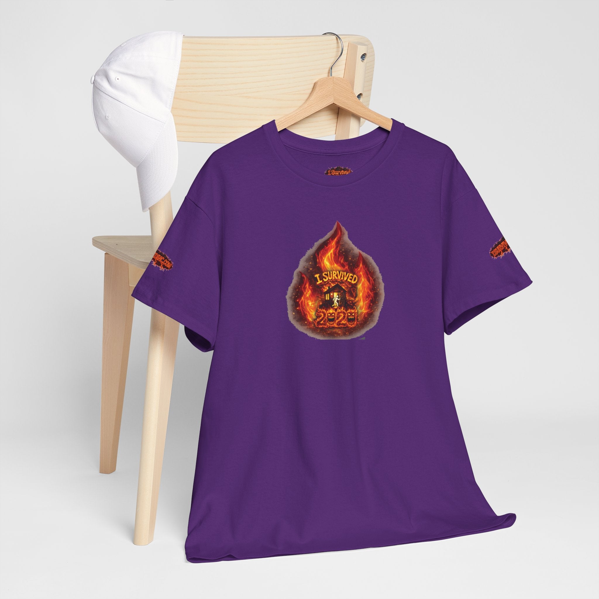 I Survived 2020 — WILDFIRES S2:E2: Director's Cut Special Edition "The Bobcat Fire" Memorial Unisex Heavy Cotton Tee