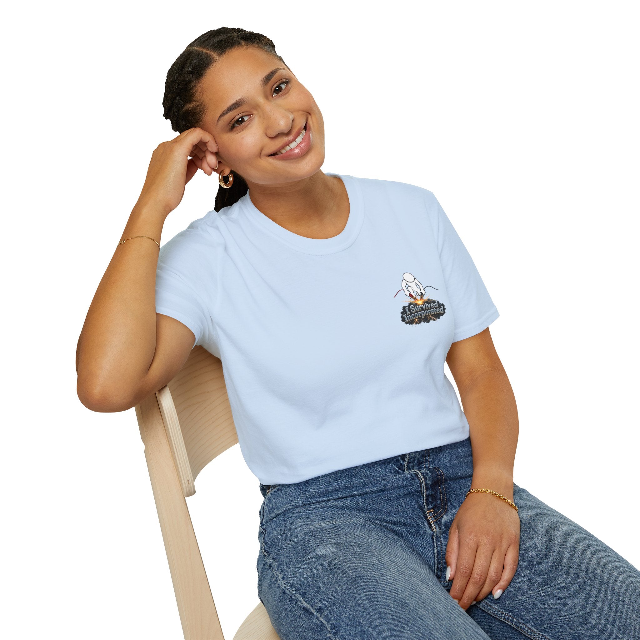 I Survived 2020 — "Please Stand By" Test Pattern Tee Summer Premier Unisex Softstyle T-Shirt