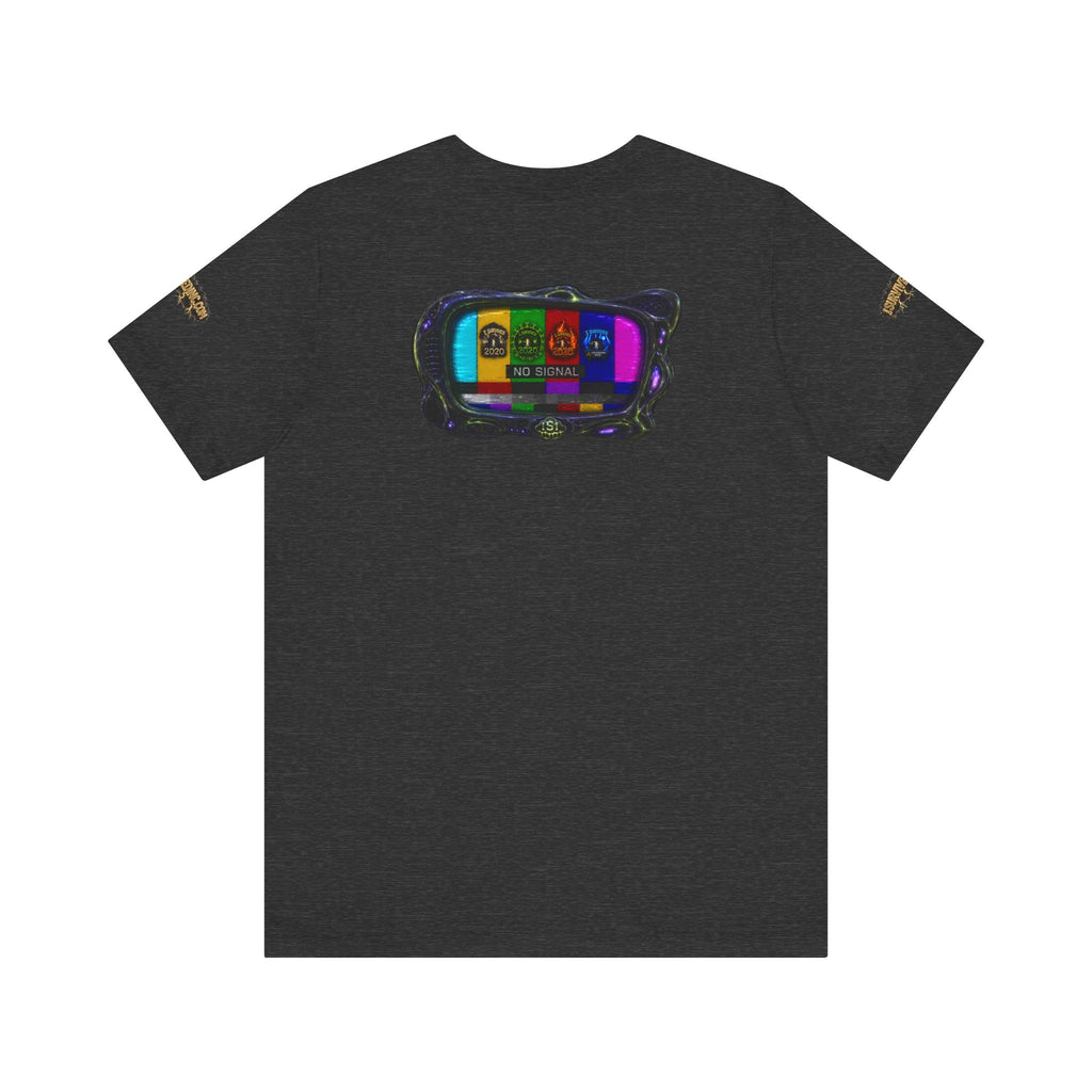 I Survived 2020 — "No Signal" Test Pattern Tee Alien Broadcast Finale Summer Premiere Unisex Jersey Short Sleeve Tee