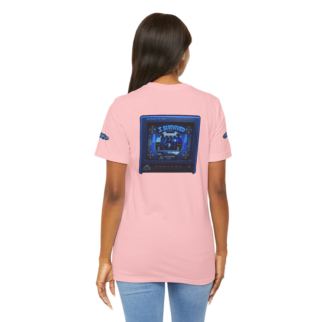 I Survived 2020 — "Please Stand By" Test Pattern Tee Lockdown Special Edition Summer Exclusive Unisex Jersey Short Sleeve Tee