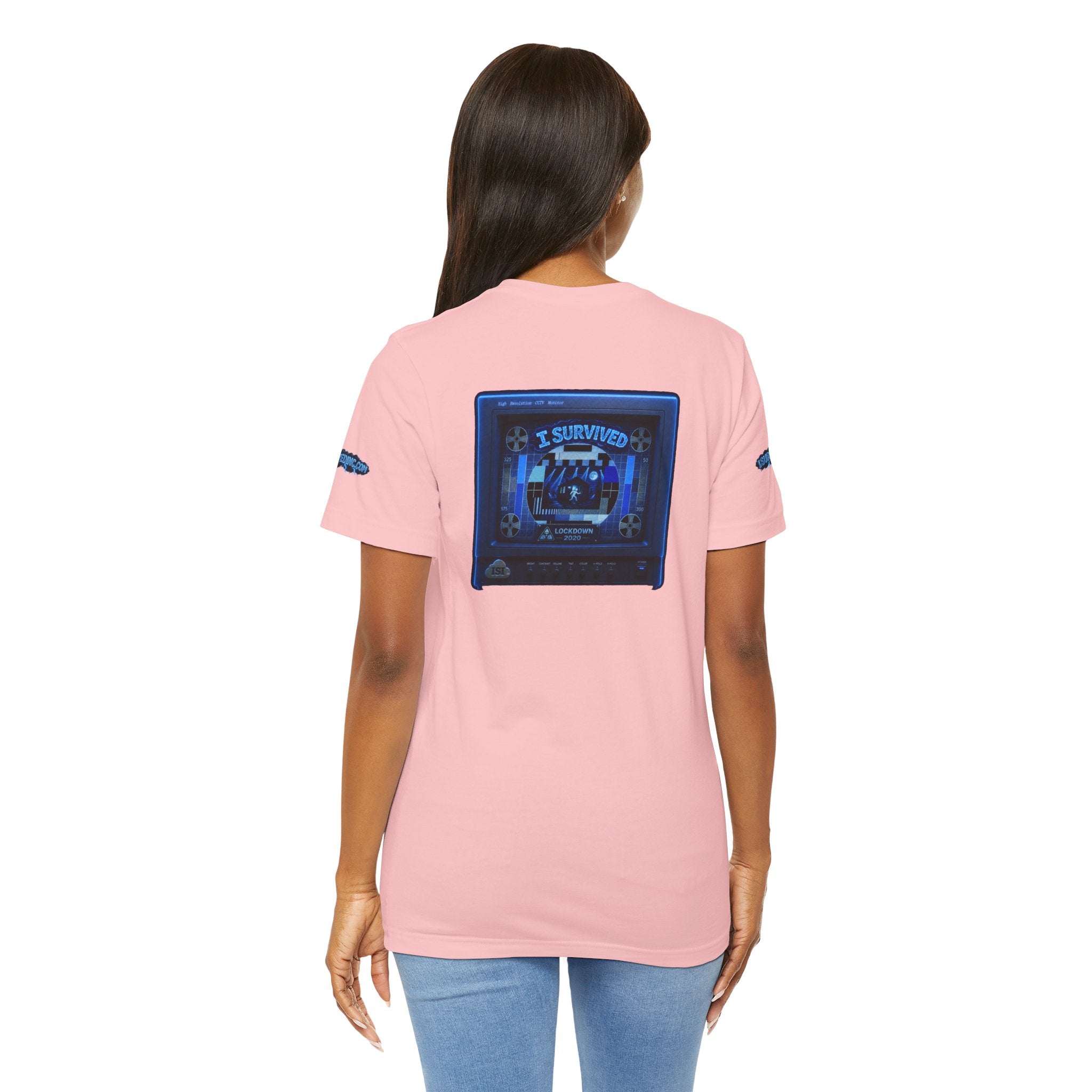 I Survived 2020 — "Please Stand By" Test Pattern Tee Lockdown Special Edition Summer Exclusive Unisex Jersey Short Sleeve Tee