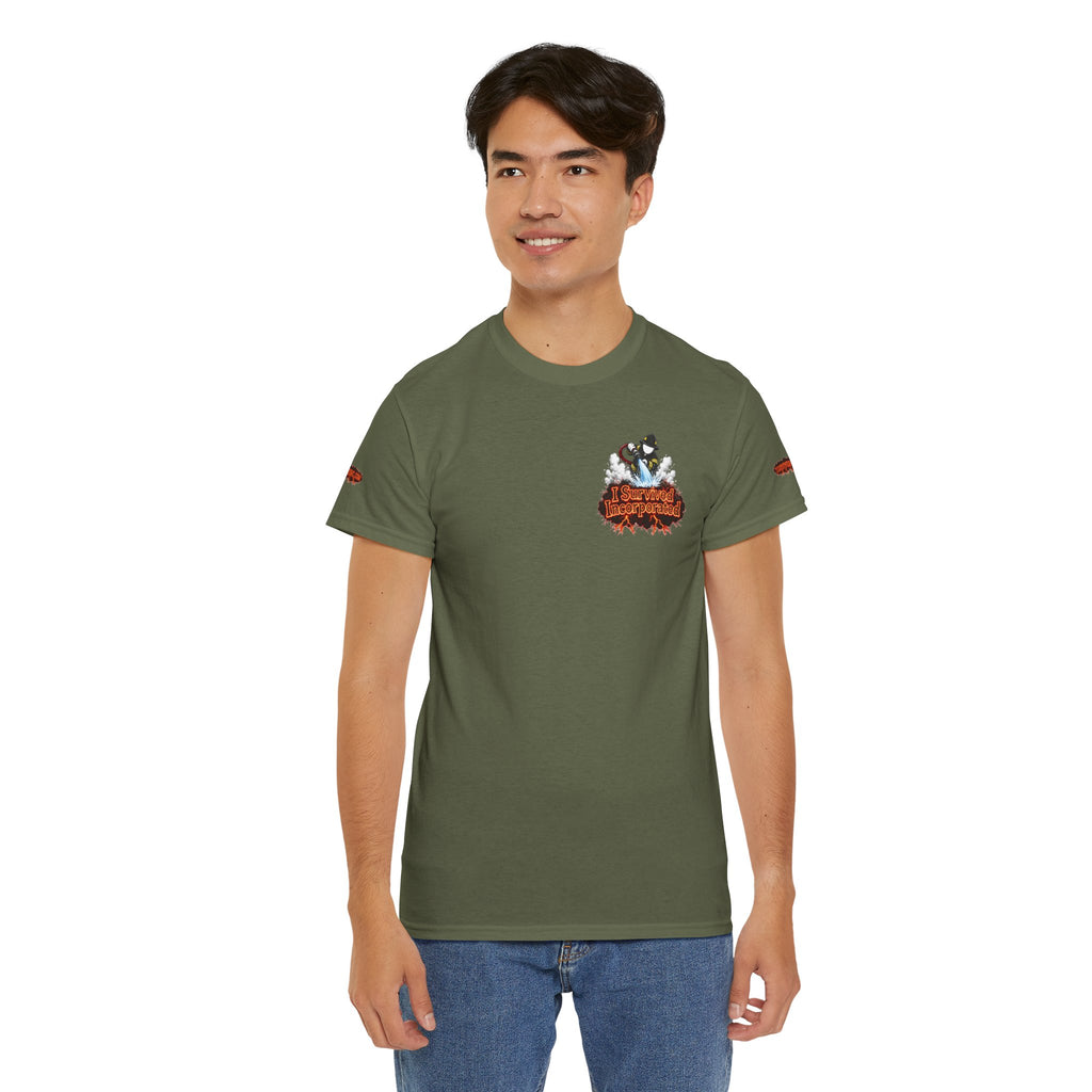 I Survived 2020 — "Please Stand By" Test Pattern Tee Wildfire Signal Special Edition Summer Premiere Unisex Heavy Cotton Tee