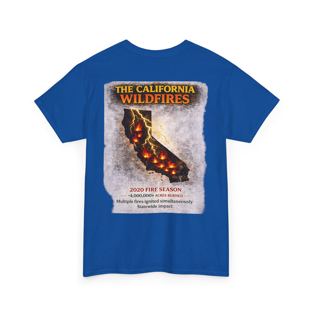 I Survived 2020 — Director's Cut S2:E3 "The California Wildfires" | Wildfire Edition Memorial Unisex Heavy Cotton Tee