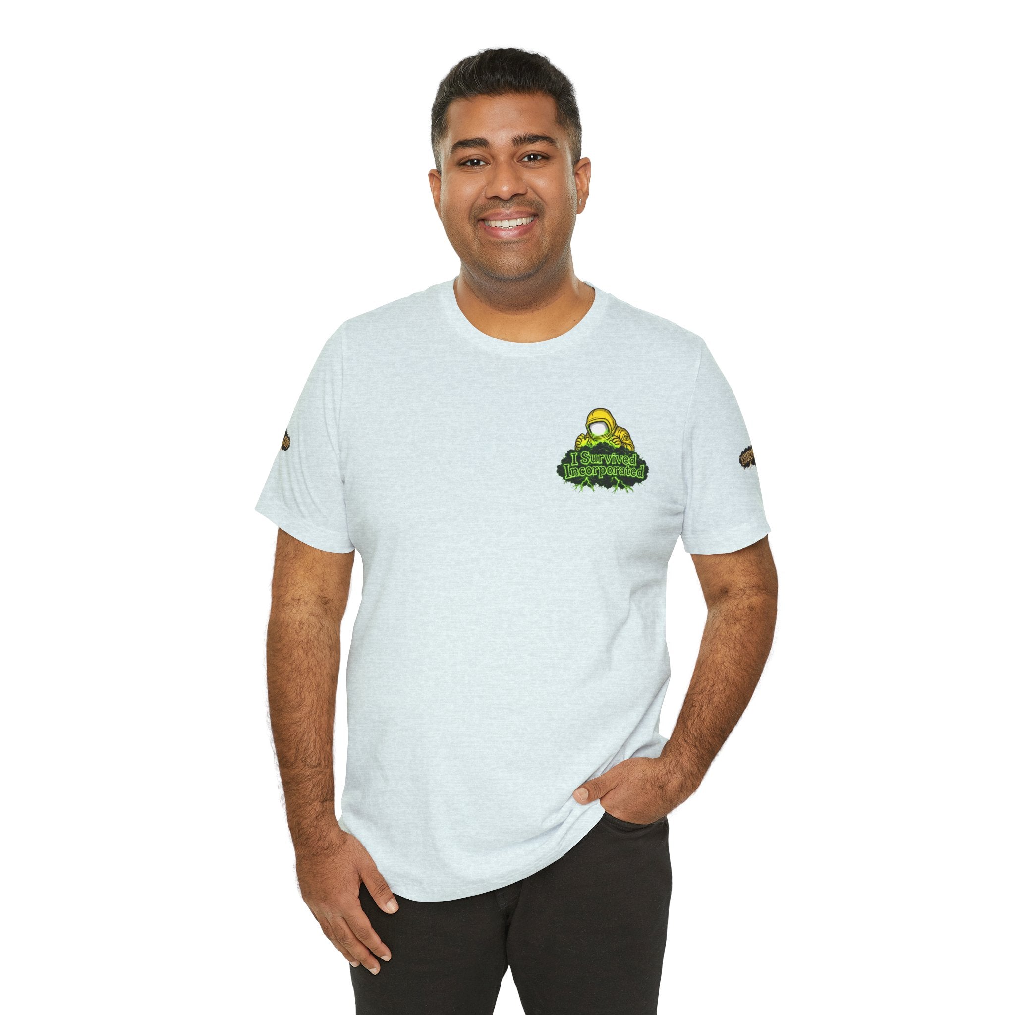 I Survived 2020 — "Please Stand By" Test Pattern Toxic Signal Tee Special Edition Summer Premiere Unisex Jersey Short Sleeve Tee