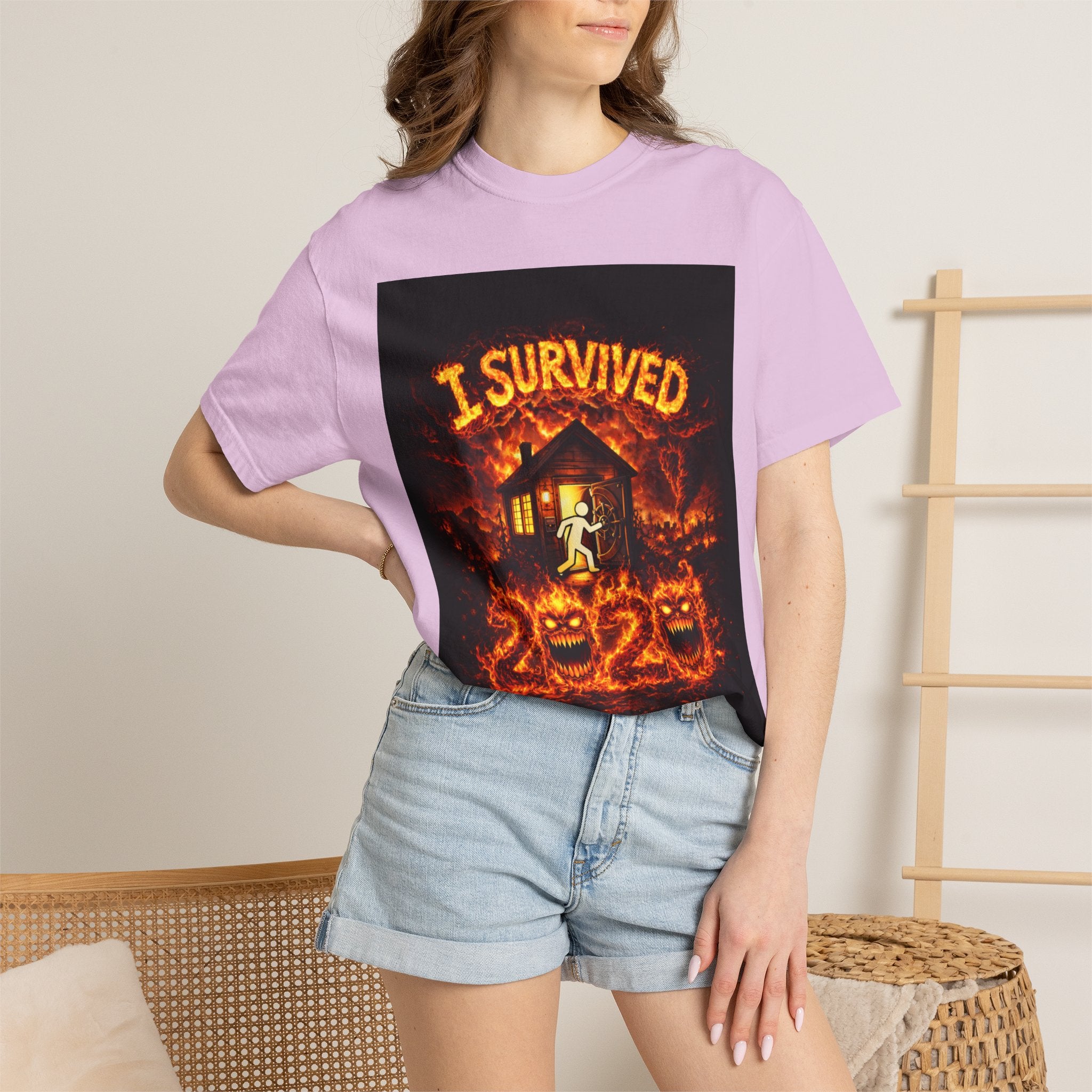 I Survived 2020 — S2:E4 "Western U.S. Wildfire Season" | Mid-Season Finale Pt. 1 | Wildfire Edition Memorial Unisex Garment-Dyed T-shirt