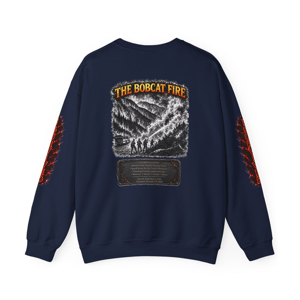 I Survived 2020 — WILDFIRES S2:E2: Director's Cut "The Bobcat Fire" Memorial Unisex Heavy Blend™ Crewneck Sweatshirt