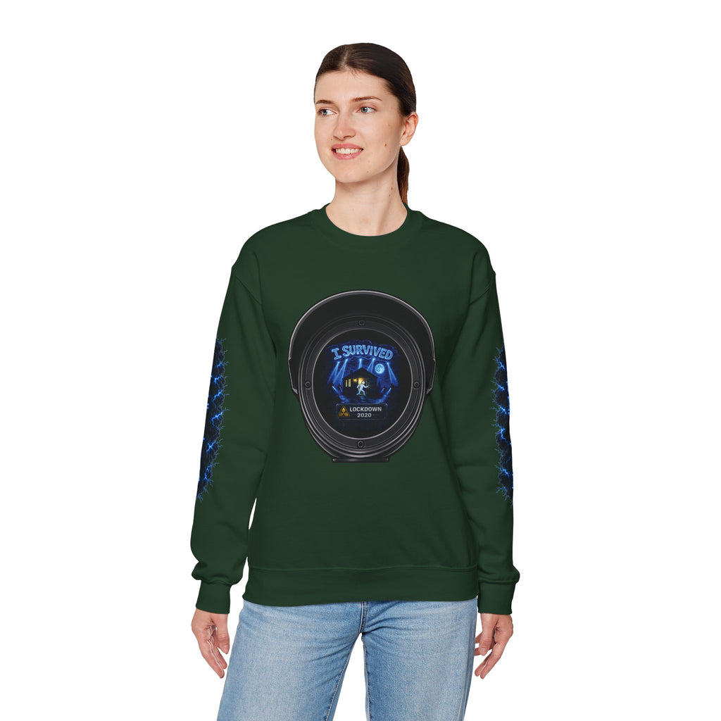 I Survived 2020 — Director's Cut S3:E3 "Remote Schooling" | Lockdown Edition Documentary Unisex Heavy Blend™ Crewneck Sweatshirt