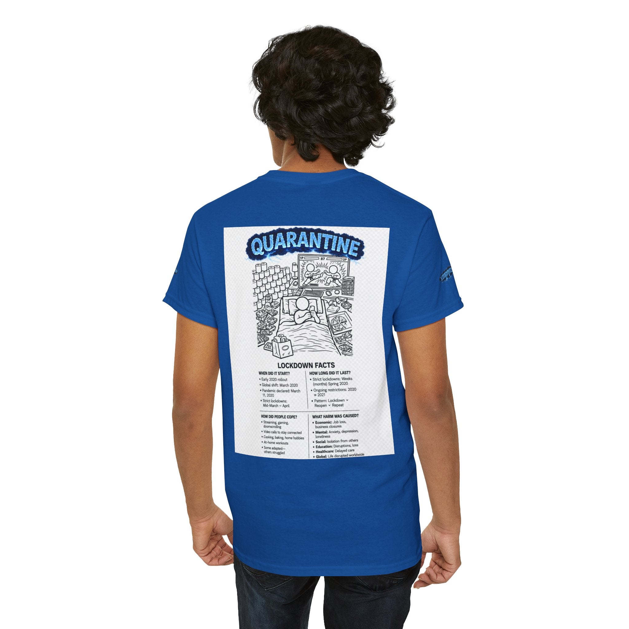I Survived 2020 — Director's Cut S3:E1 "Quarantine" | Lockdown Edition Documentary Unisex Heavy Cotton Tee (SPECIAL EDITION)