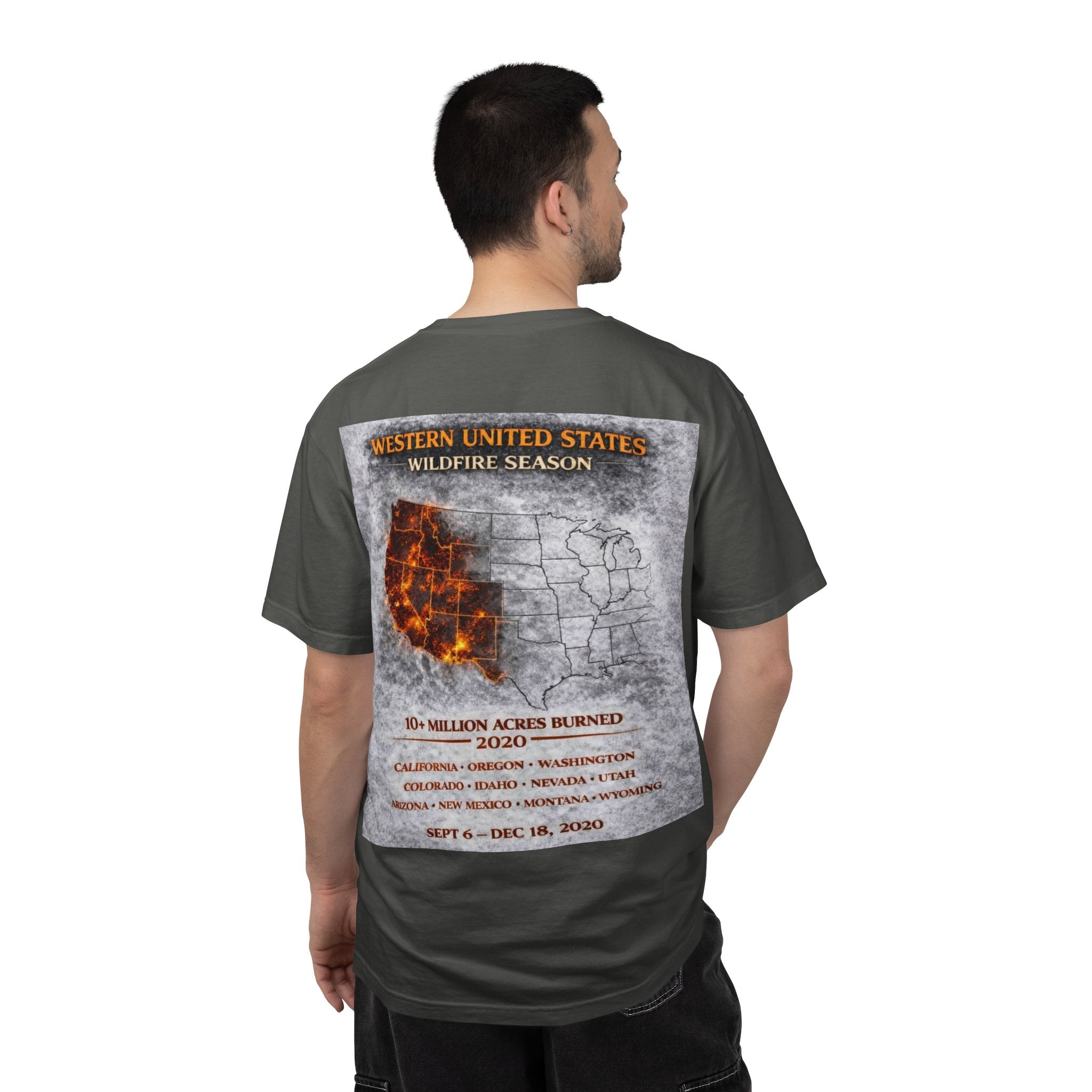 I Survived 2020 — Director's Cut S2:E4 "Western U.S. Wildfire Season" | Mid-Season Finale Pt. 1 | Wildfire Edition Memorial Unisex Garment-Dyed T-shirt