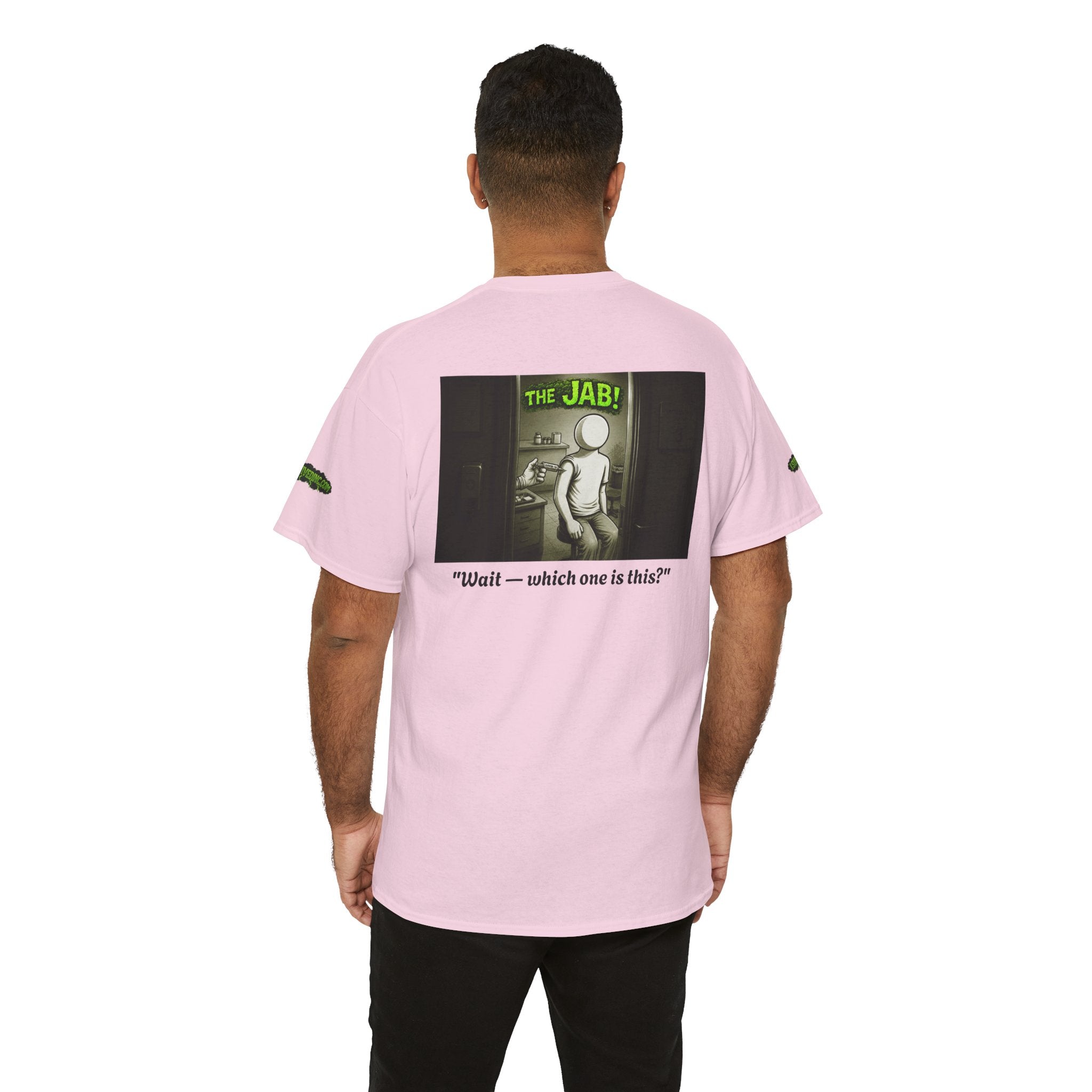 I Survived 2020 — PANDEMIC S1:E3: Director's Cut Special Edition "The Jab!" Unisex Heavy Cotton Tee