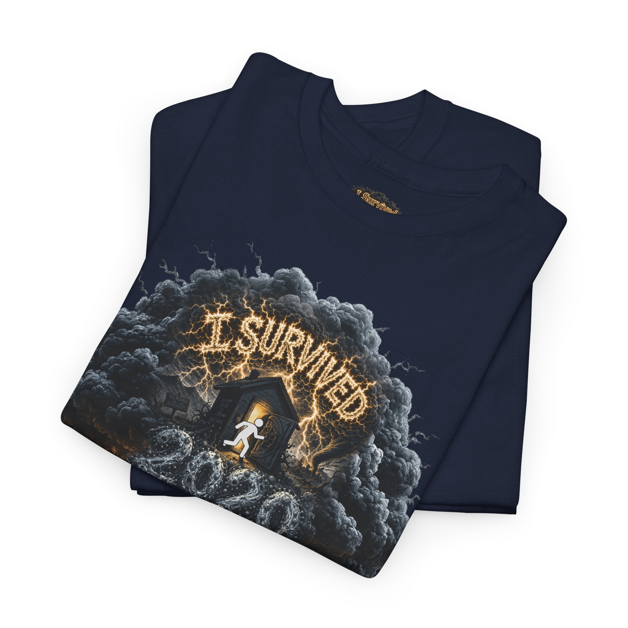 I Survived 2020 — Director's Cut Original Design Teaser Tee | Season 1 Premiere Drop Unisex Heavy Cotton Tee