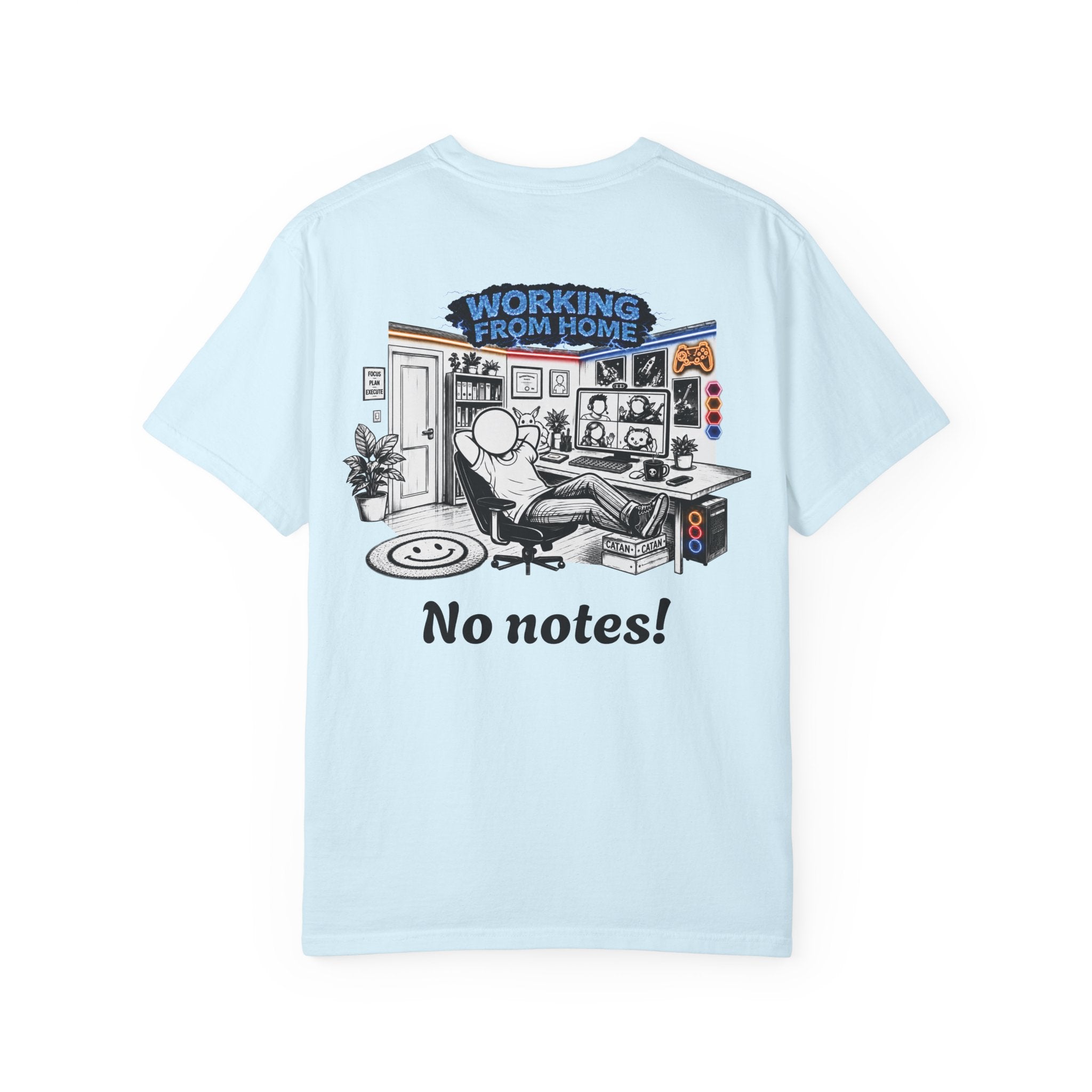 I Survived 2020 — LOCKDOWN S3:E4: "Working From Home" Unisex Garment-Dyed T-shirt