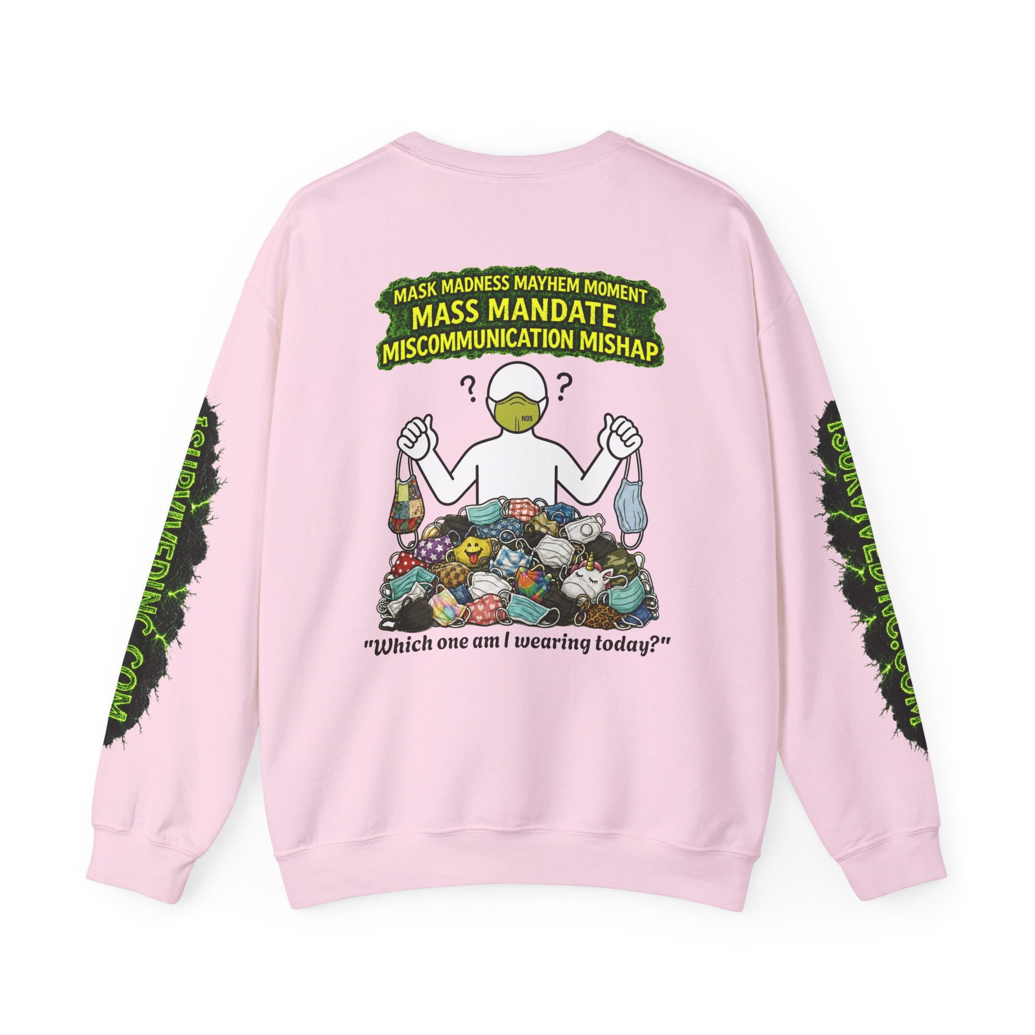 I Survived 2020 — PANDEMIC S1:E4: "Mask Madness" Unisex Heavy Blend™ Crewneck Sweatshirt