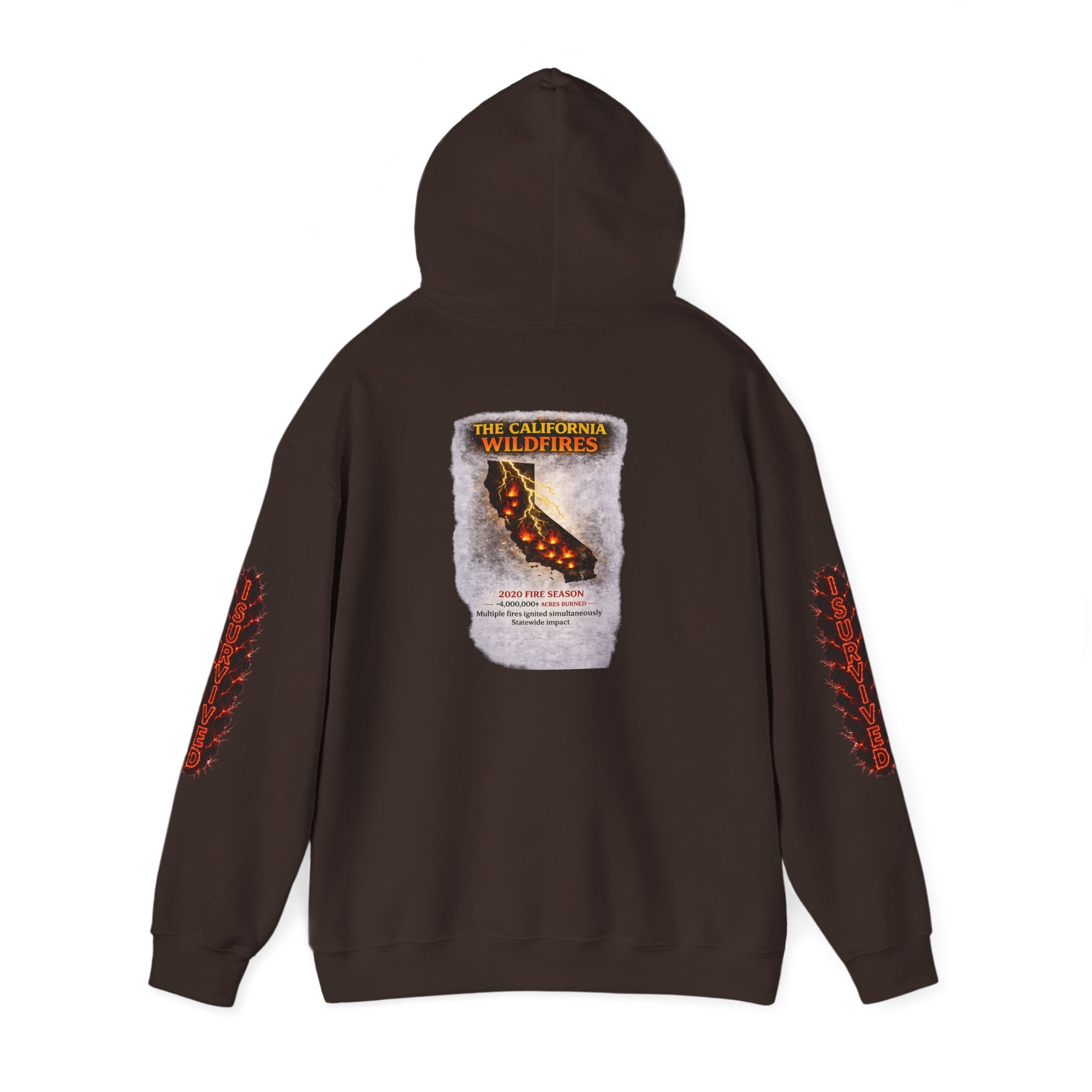 I Survived 2020 — Director's Cut S2:E3 "The California Wildfires" | Wildfire Edition Memorial Hoodie Sweatshirt