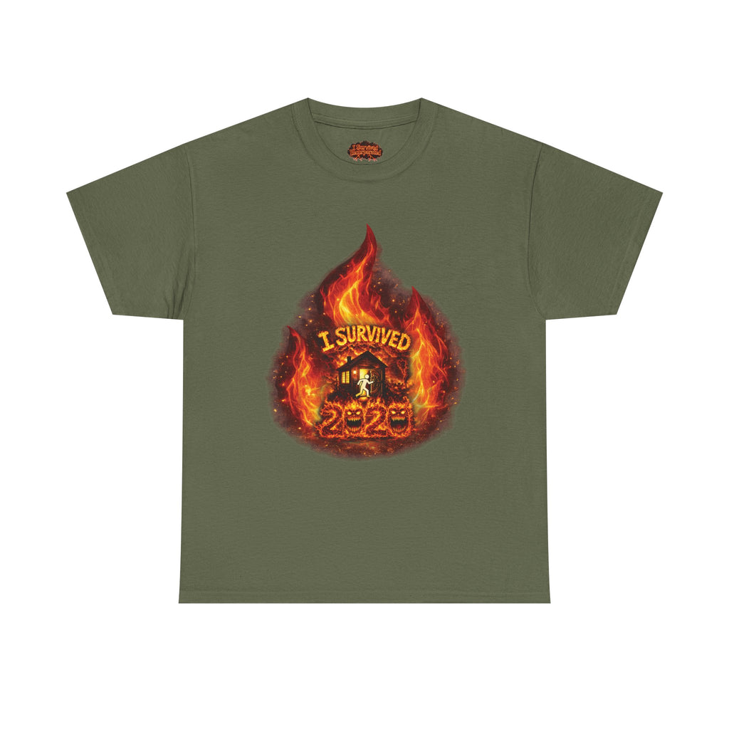 I Survived 2020 — Director's Cut S2:E1 "Berry Creek" | Wildfire Edition Memorial Unisex Heavy Cotton Tee