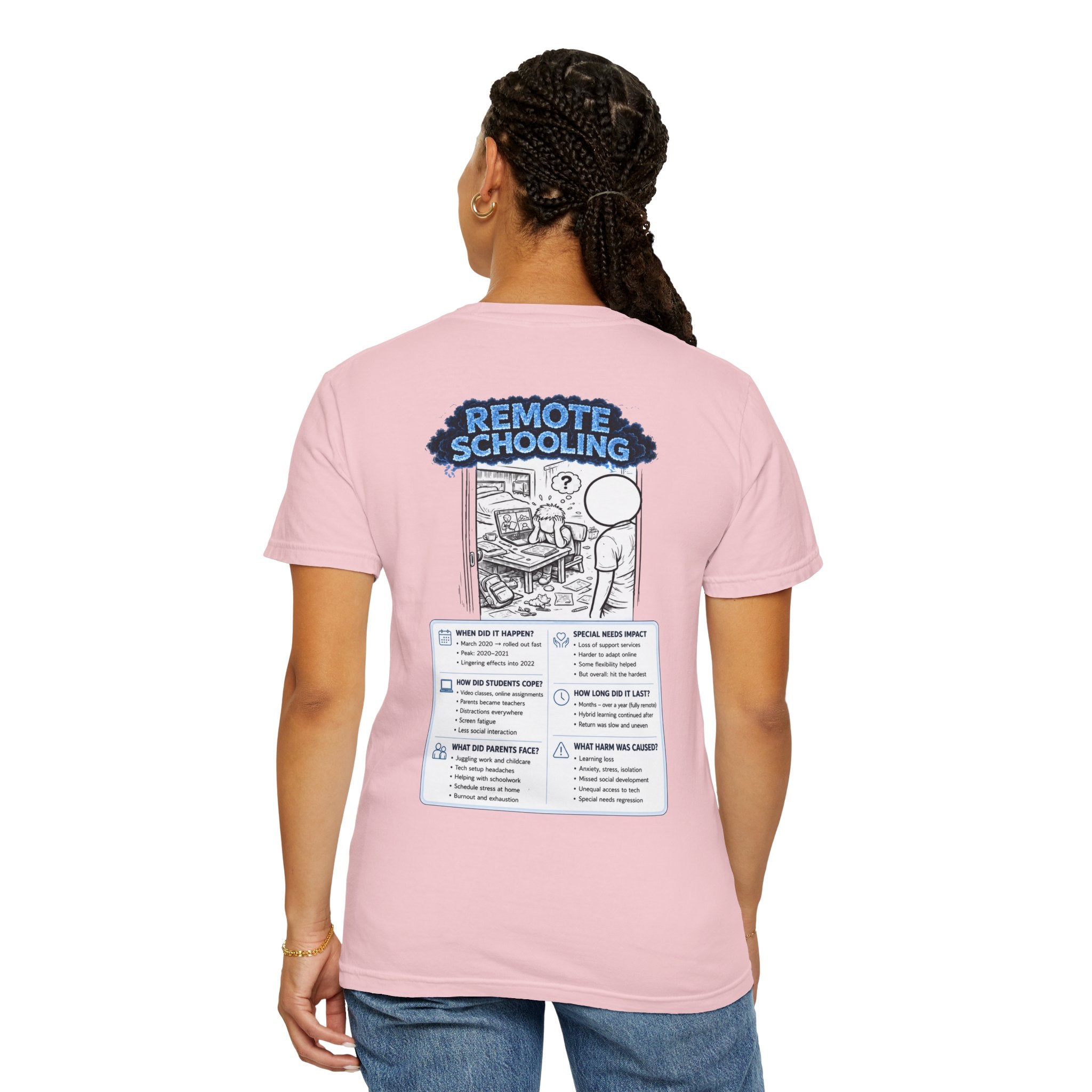 I Survived 2020 — Director's Cut S3:E3 "Remote Schooling" | Lockdown Edition Documentary Unisex Garment-Dyed T-shirt