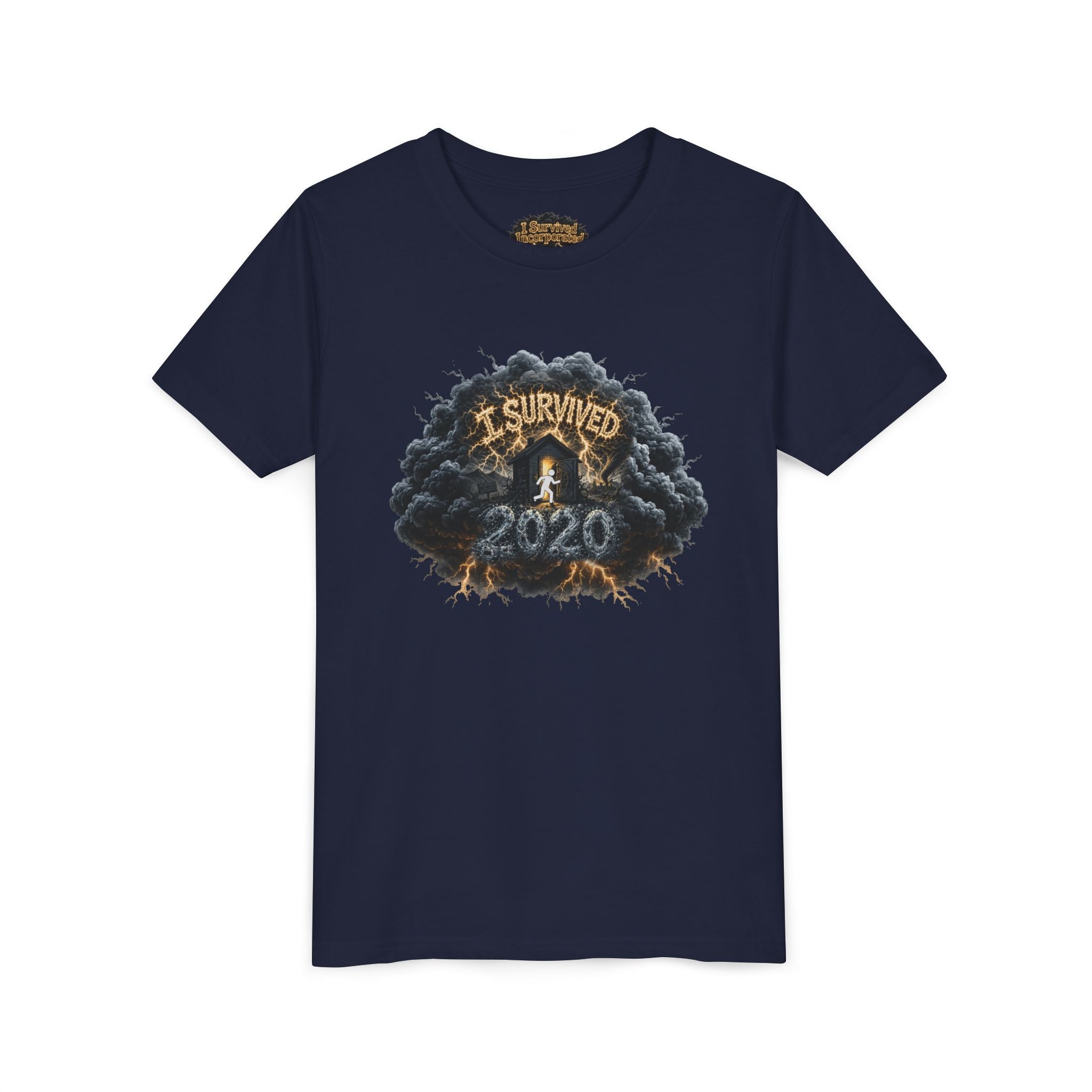I Survived 2020 — Director's Cut Original Design Teaser Tee | Season 1 Premiere Drop Youth Short Sleeve Tee