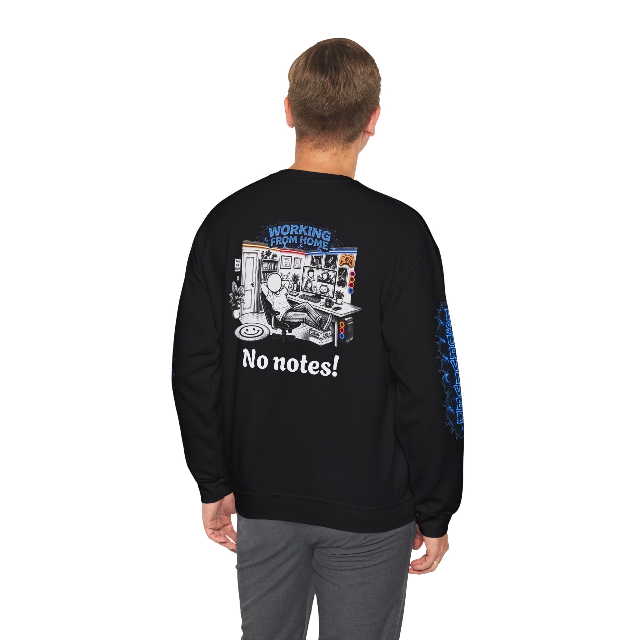 I Survived 2020 — Director's Cut S3:E4 "Working From Home" | Mid-Season Finale Pt. 1 | Lockdown Edition Documentary Unisex Heavy Blend™ Crewneck Sweatshirt