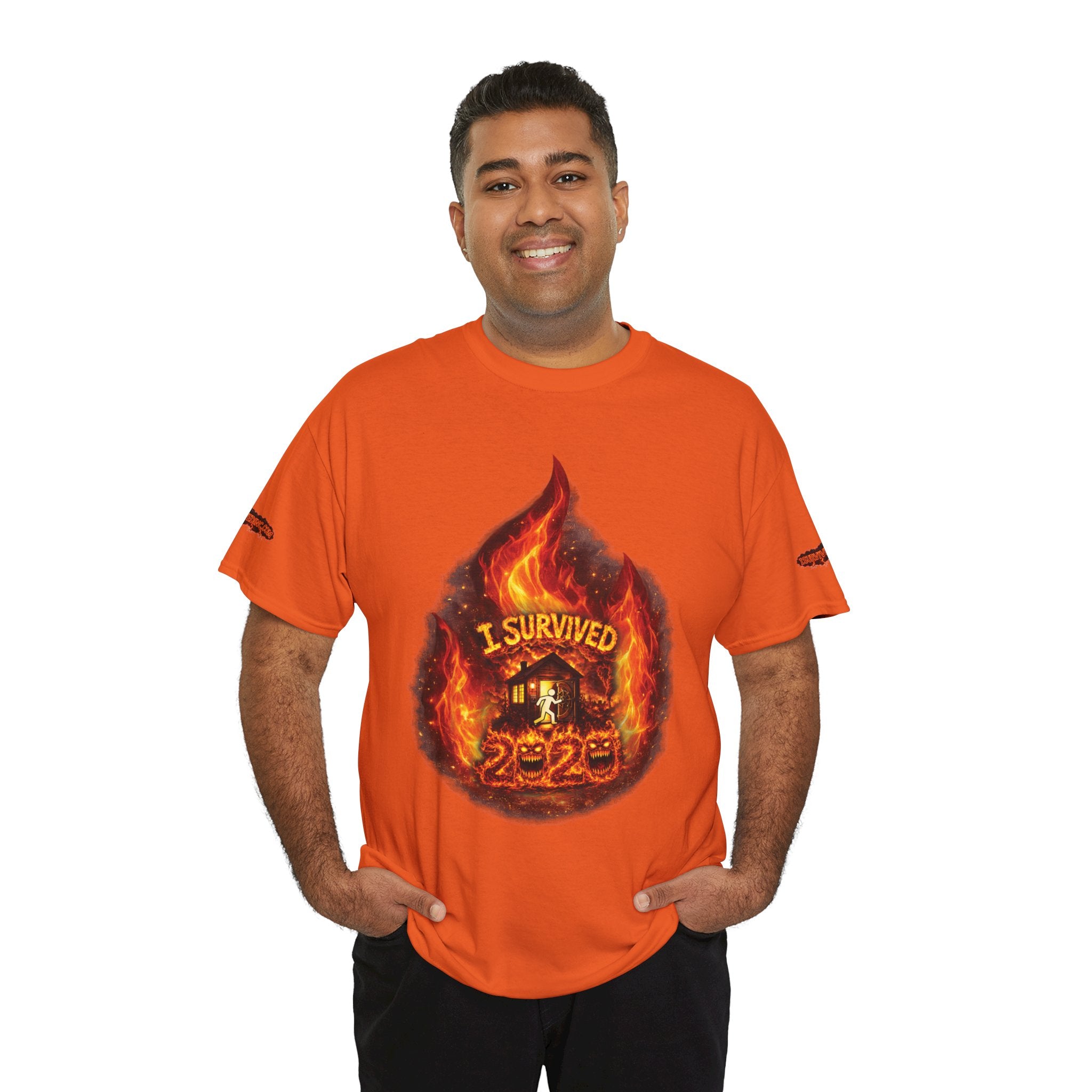 I Survived 2020 — Director's Cut S2:E1 "Berry Creek" | Wildfire Edition Memorial Unisex Heavy Cotton Tee (SPECIAL EDITION)