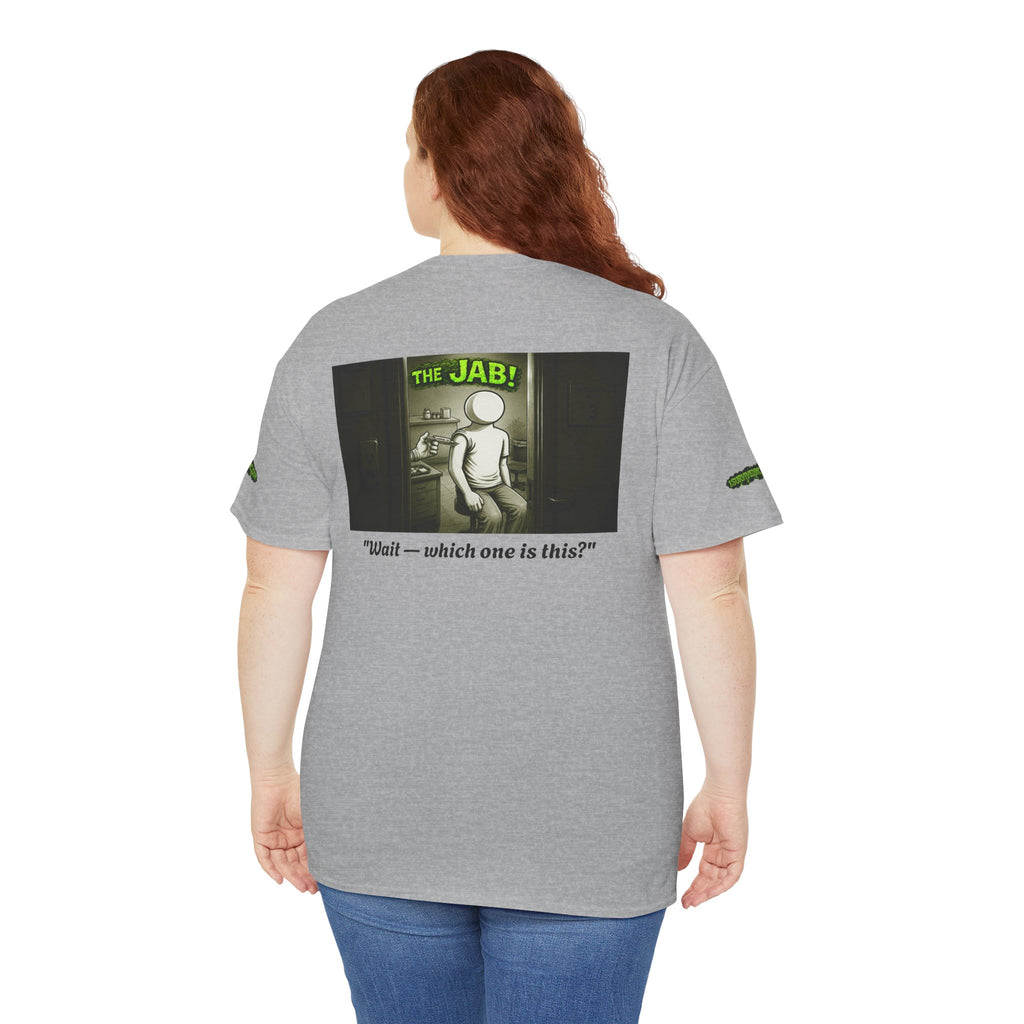 I Survived 2020 — PANDEMIC S1:E3: Director's Cut Special Edition "The Jab!" Unisex Heavy Cotton Tee