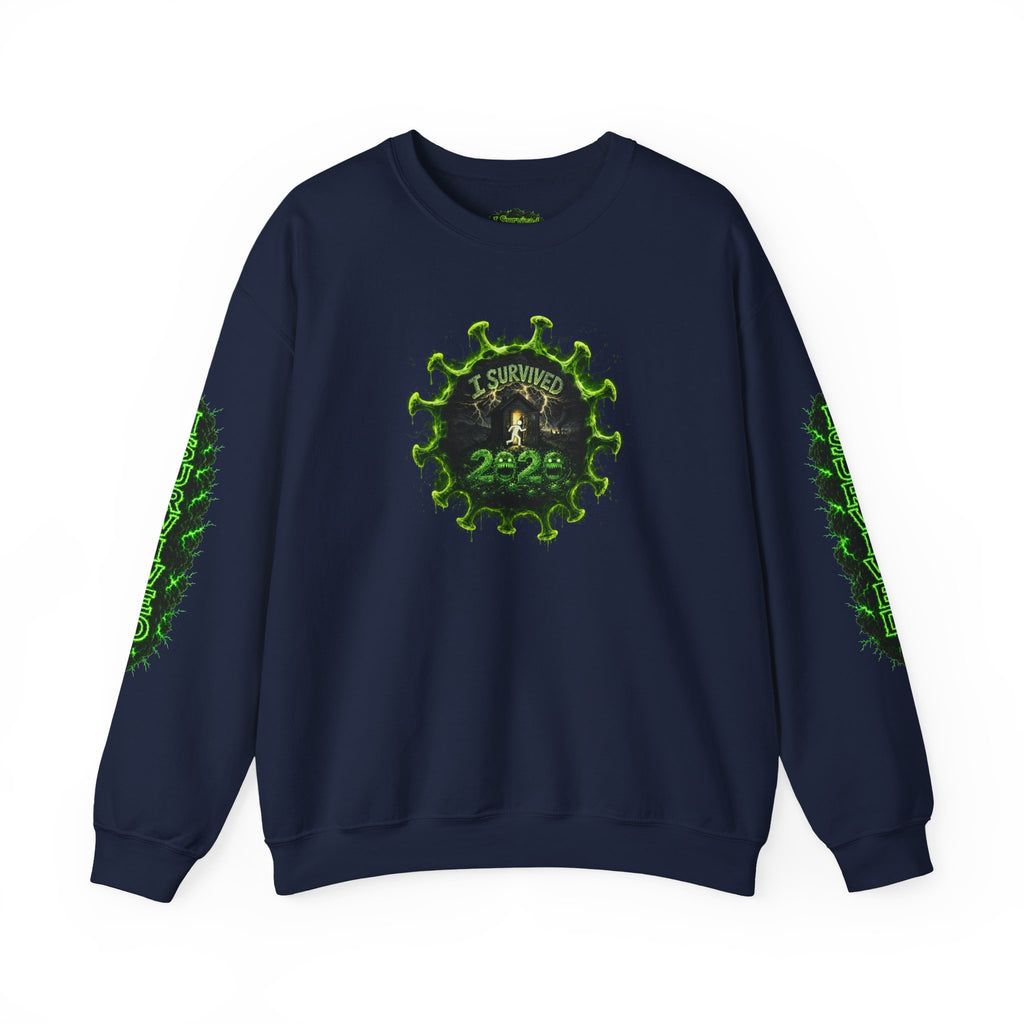 I Survived 2020 — PANDEMIC S1:E1: Director's Cut "COVID-19: The Coronavirus" Unisex Heavy Blend™ Crewneck Sweatshirt