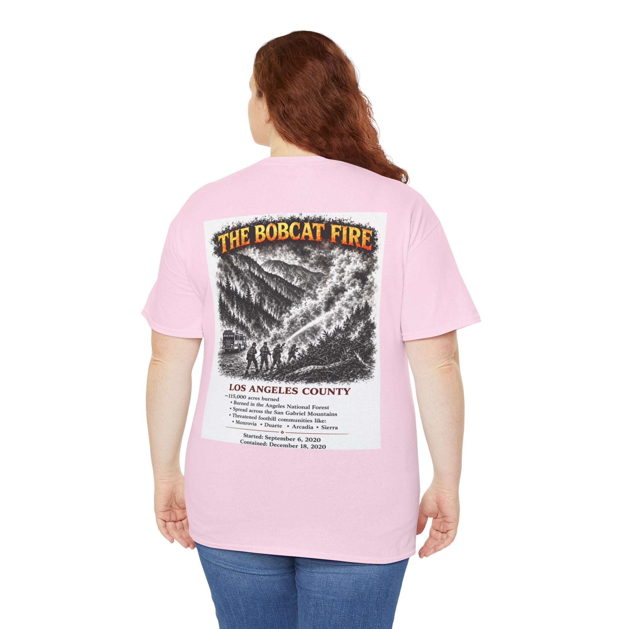I Survived 2020 — S2:E2 "The Bobcat Fire" | Wildfire Edition Memorial Unisex Heavy Cotton Tee