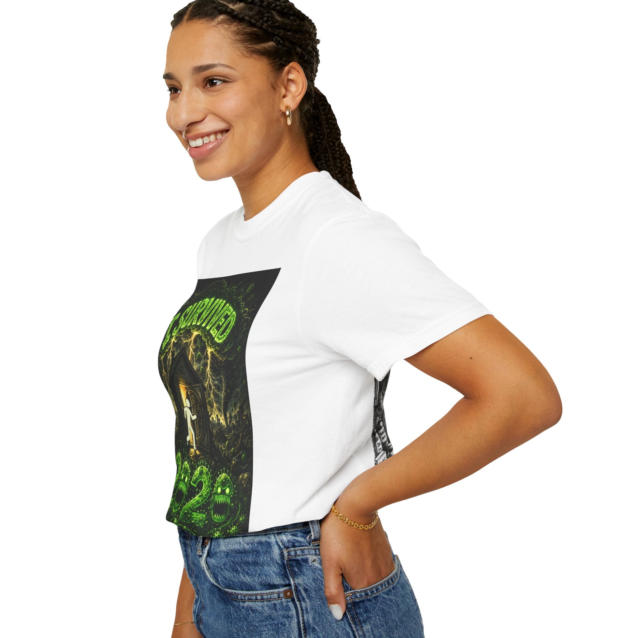 I Survived 2020 — S1:E1 "COVID-19: The Coronavirus" | Pandemic Edition Unisex Garment-Dyed T-shirt