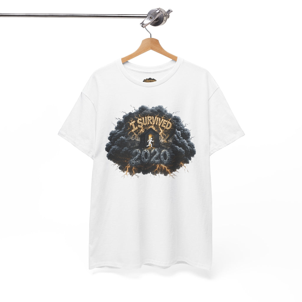 I Survived 2020 —  Deriector's Cut Original Design Teaser Tee | Season 1 Premiere Drop Unisex Heavy Cotton Tee