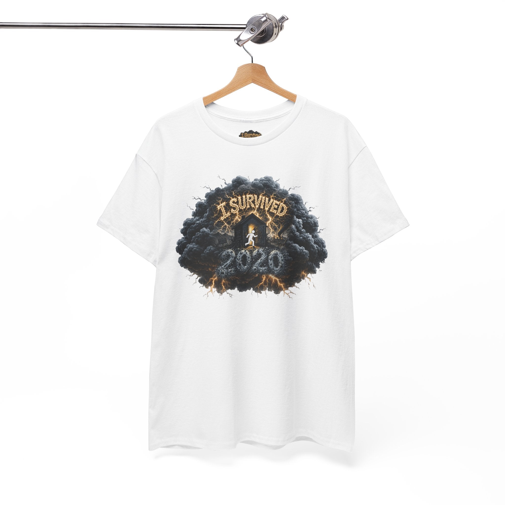 I Survived 2020 —  Deriector's Cut Original Design Teaser Tee | Season 1 Premiere Drop Unisex Heavy Cotton Tee