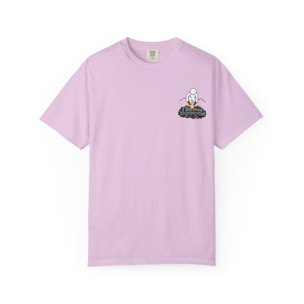 I Survived 2020 — "Please Stand By" Test Pattern Tee Summer Premier Unisex Garment-Dyed T-shirt